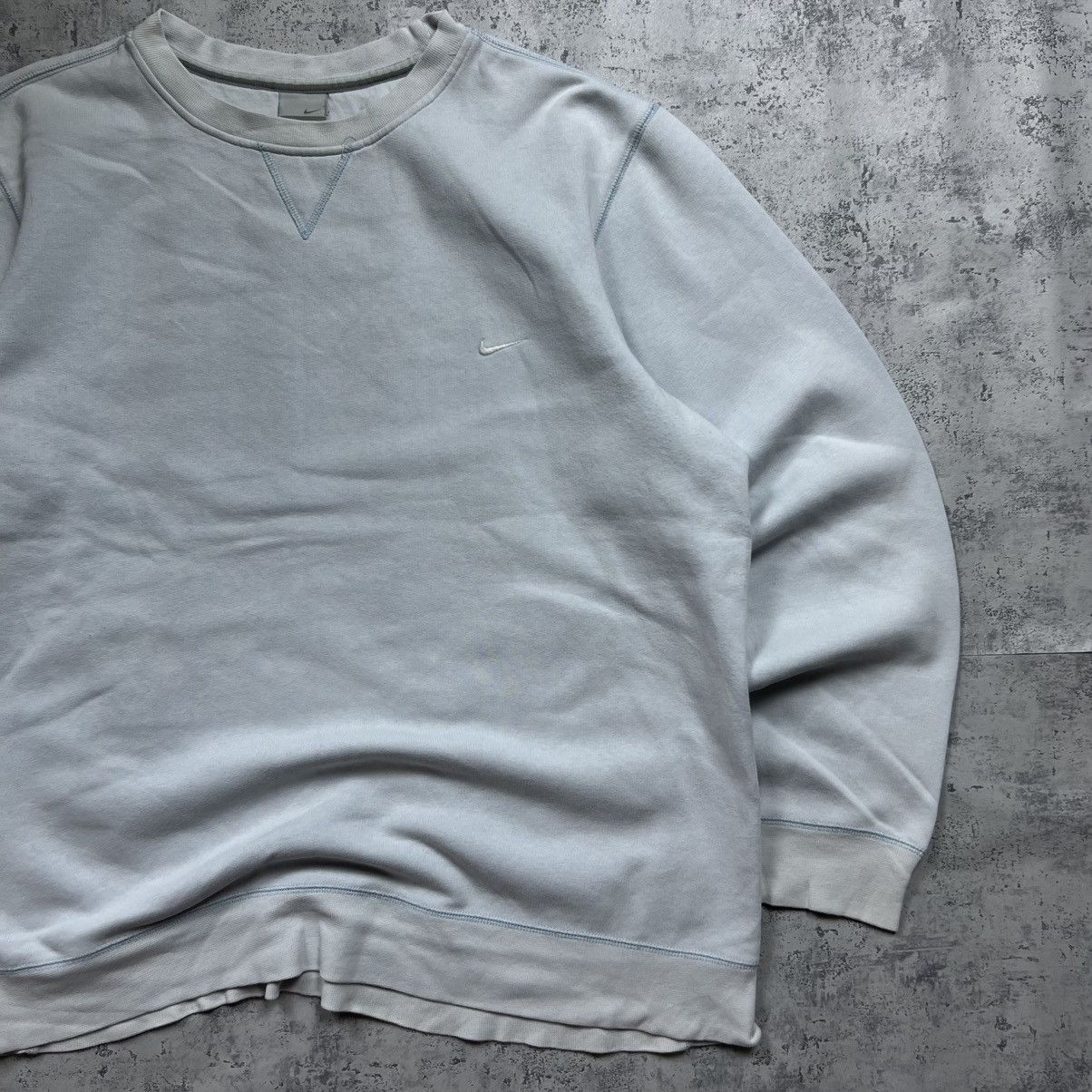 Nike 90s NIKE SWOOSH VINTAGE Y2K BLANK OVERSIZED SWEATSHIRT Size US L / EU 52-54 / 3 - 3 Thumbnail