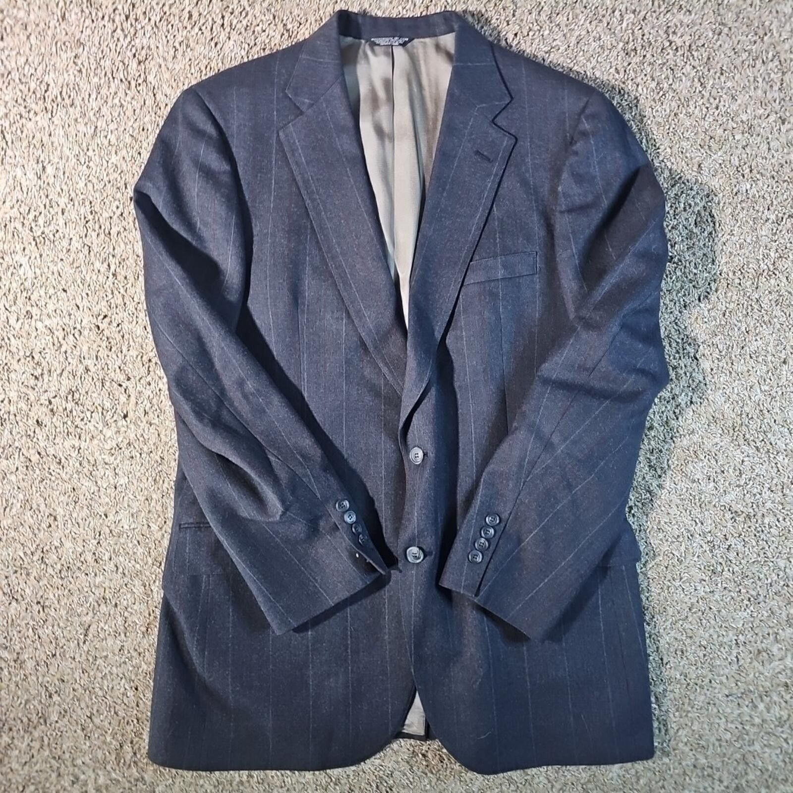 Other Racquet Club Wool Blazer BASKIN APPROX 44 SEE Measurements Size 40R - 1 Thumbnail