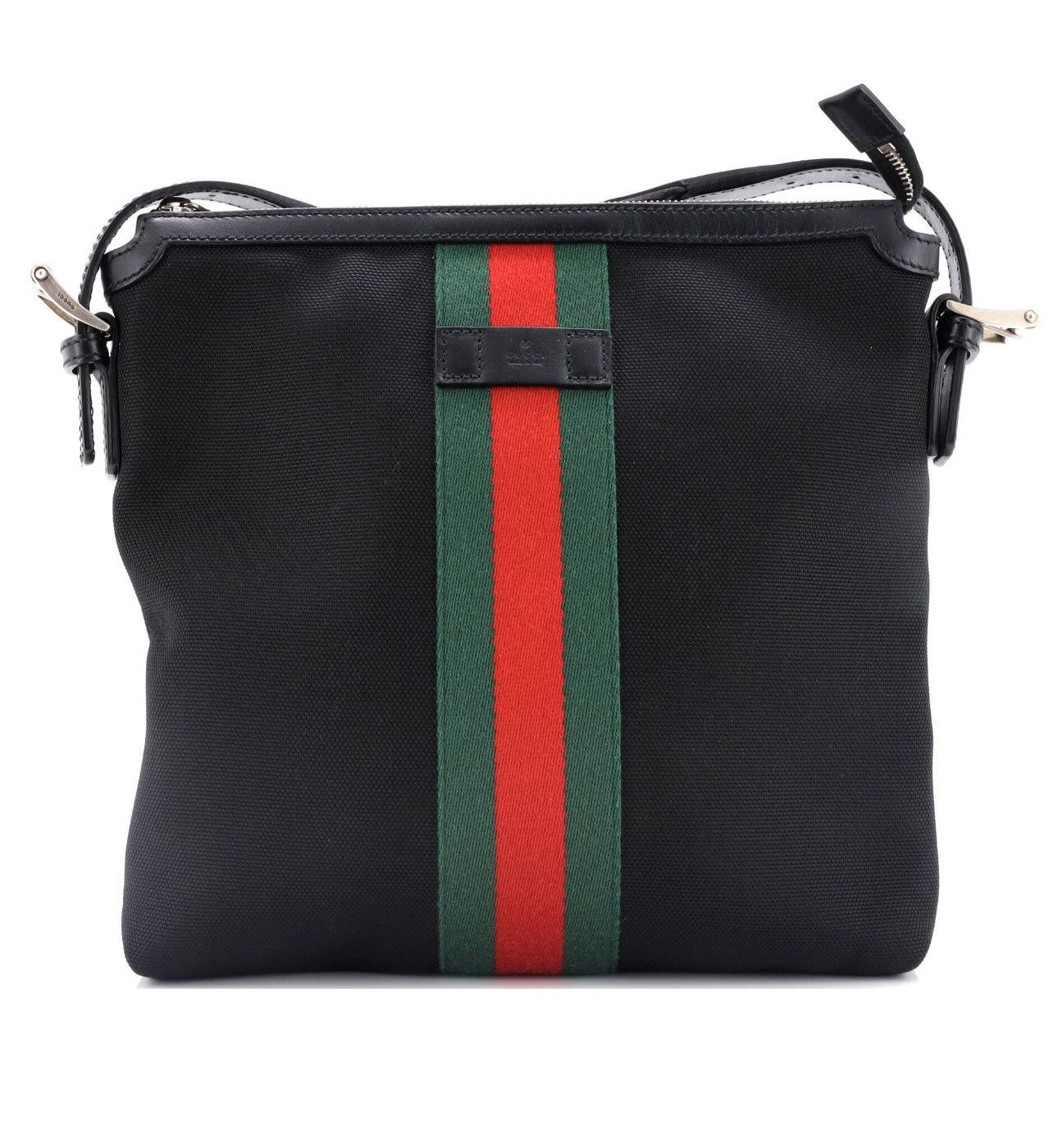 Gucci Gucci Bag Web Messenger Bag Techno Canvas Luxury Size ONE SIZE - 1 Thumbnail