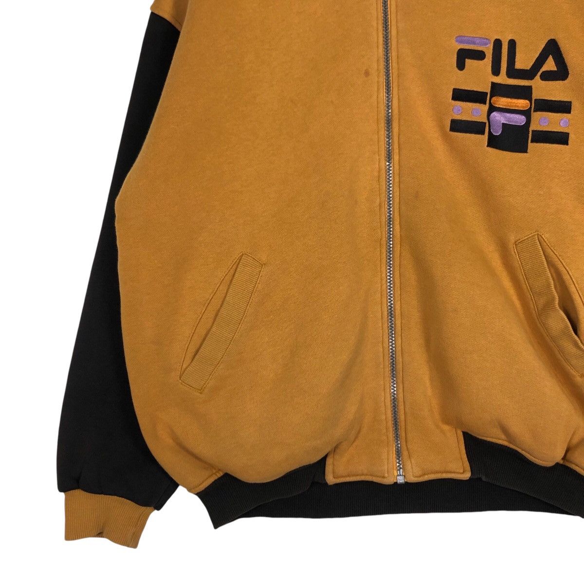 Fila × Japanese Brand × Vintage Vintage Fila Jacket Hoodie 90s Style Streetwear Medium Size US M / EU 48-50 / 2 - 3 Thumbnail