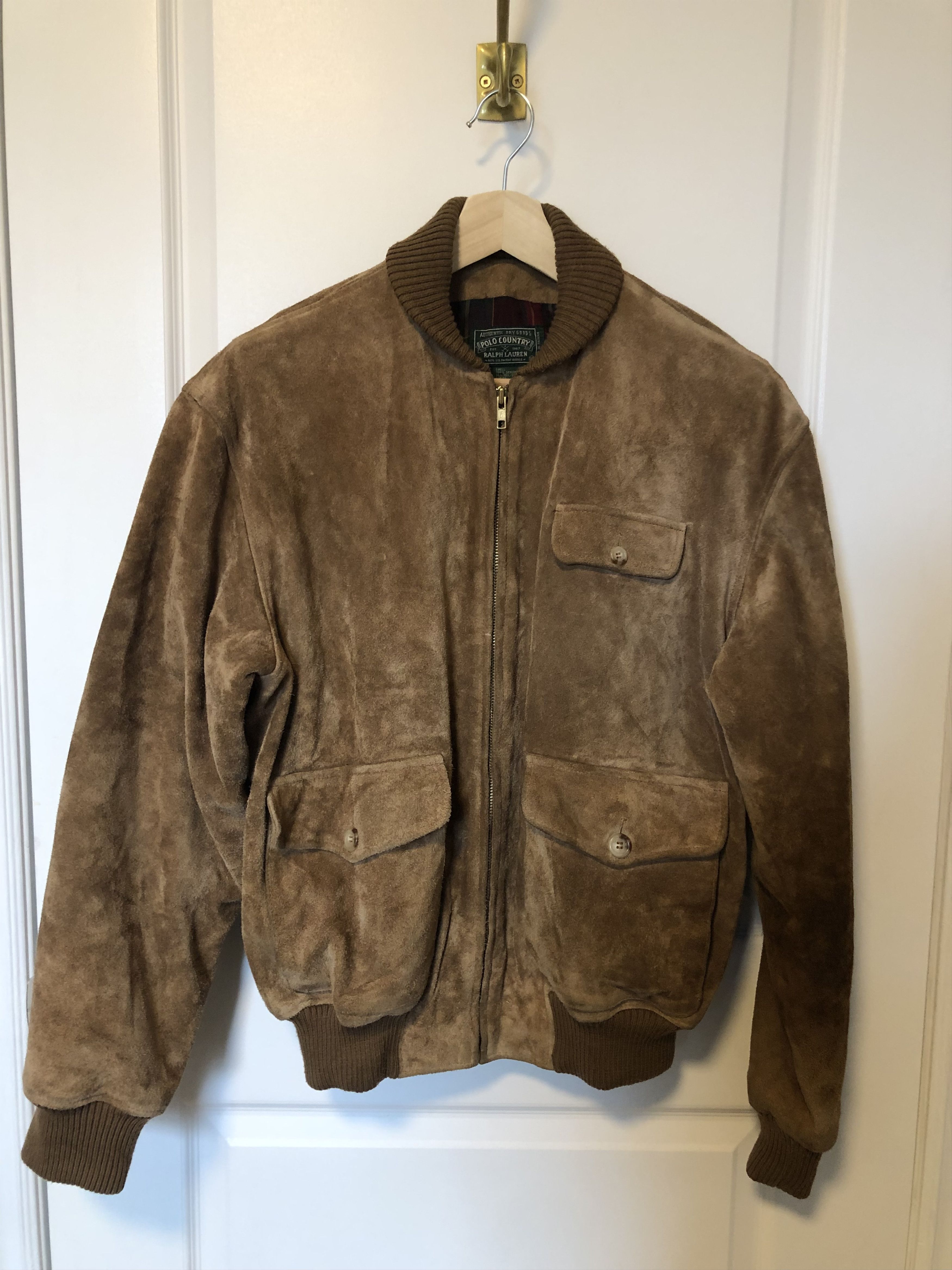 Polo Ralph Lauren Suede Jacket Size US M / EU 48-50 / 2 - 6 Thumbnail