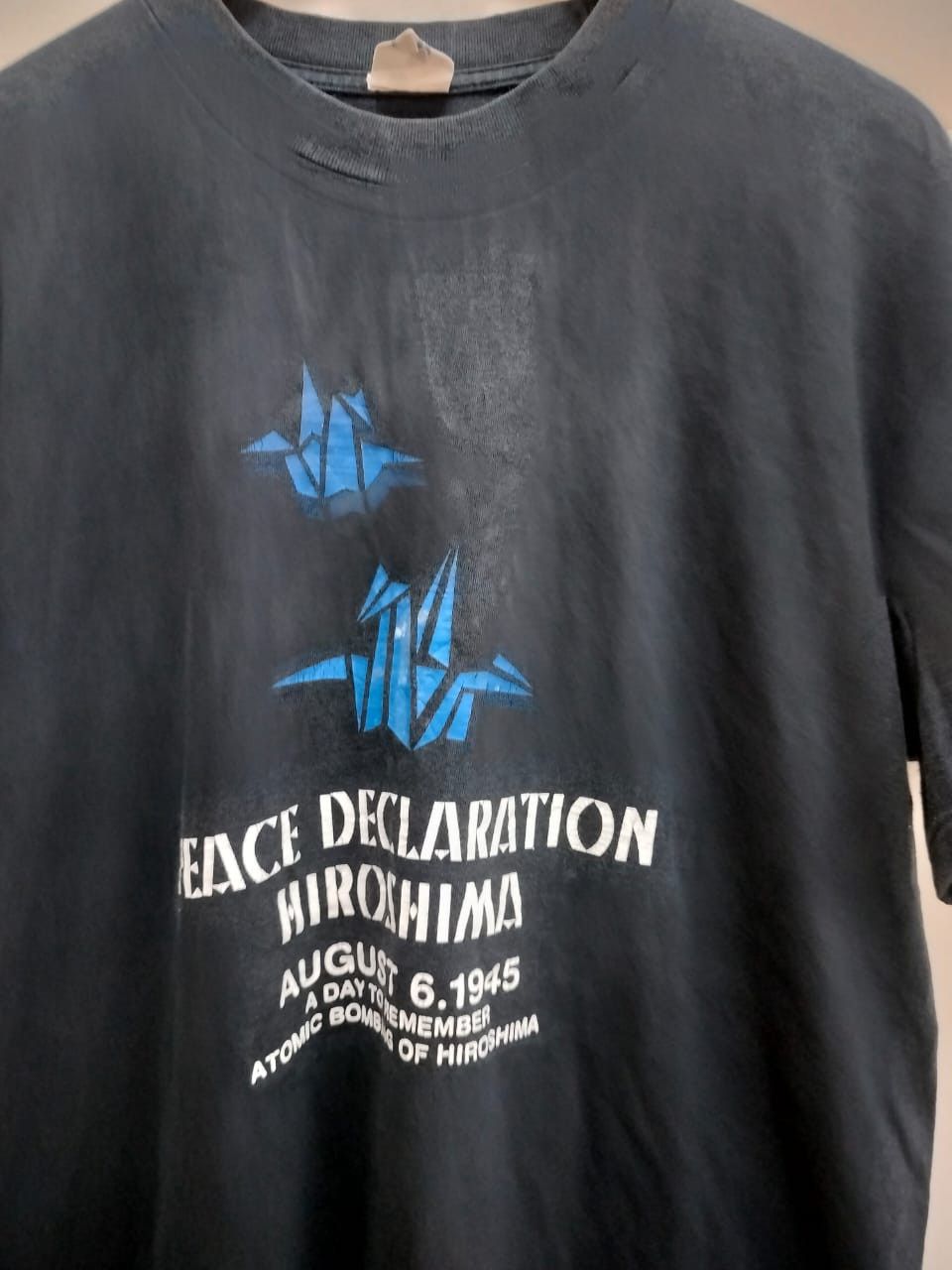 Vintage Vintage Peace Declaration Hiroshima t-shirt Size US XL / EU 56 / 4 - 2 Thumbnail
