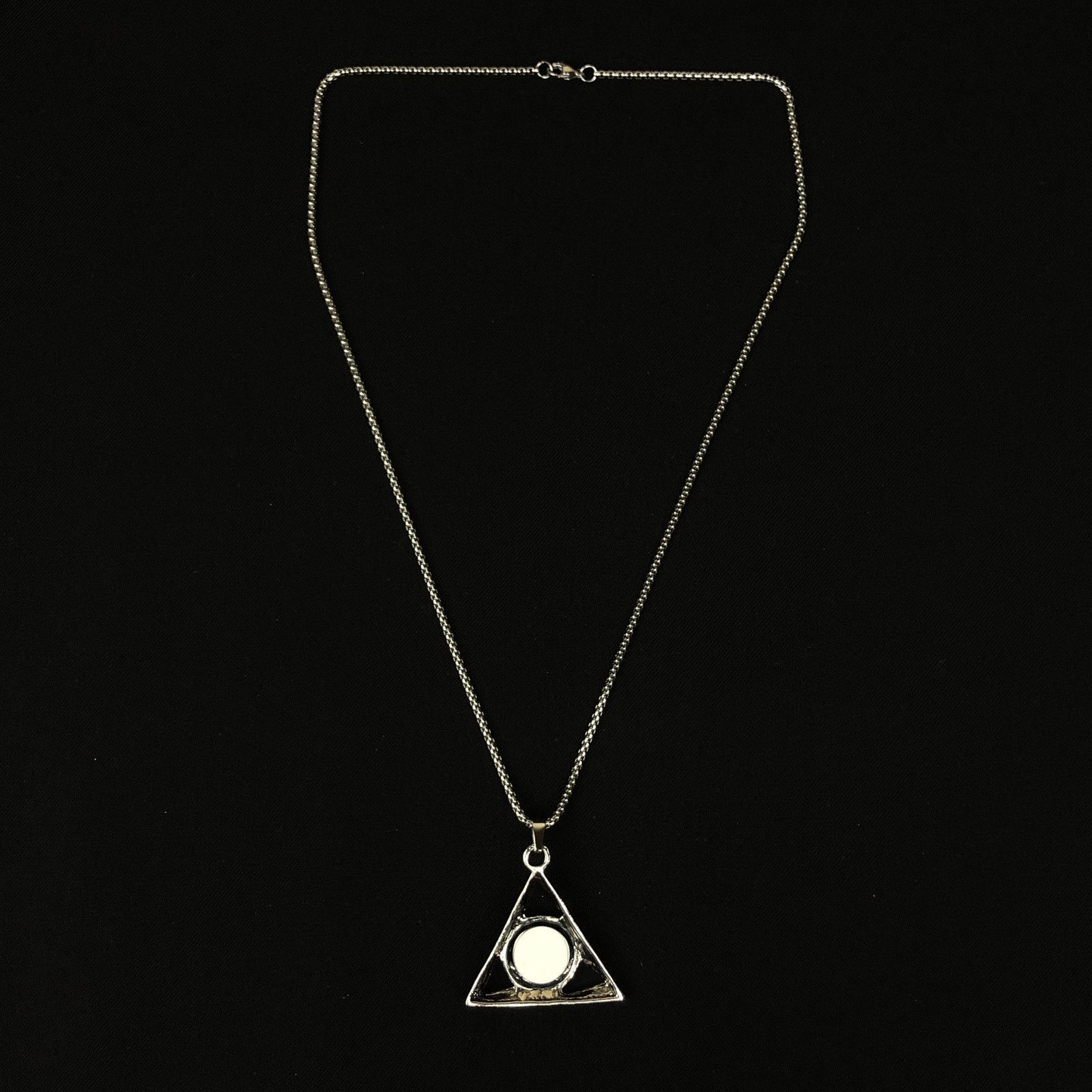 Jewelry Eye Hands Necklace Punk Chain Size ONE SIZE - 6 Thumbnail