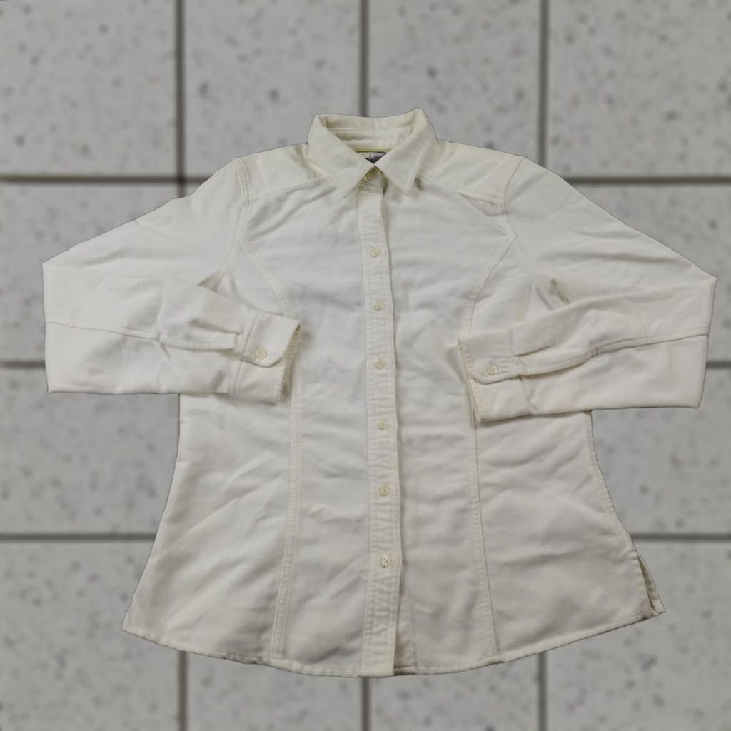 Eddie Bauer Eddie Bauer Shirt Womens M White Velvet Long Sleeve Button-Up Casual Cozy Button-Up Shirt Womens M White Velvet Long Sleeve Button-Up Casual Cozy Size M / US 6-8 / IT 42-44 - 1 Thumbnail