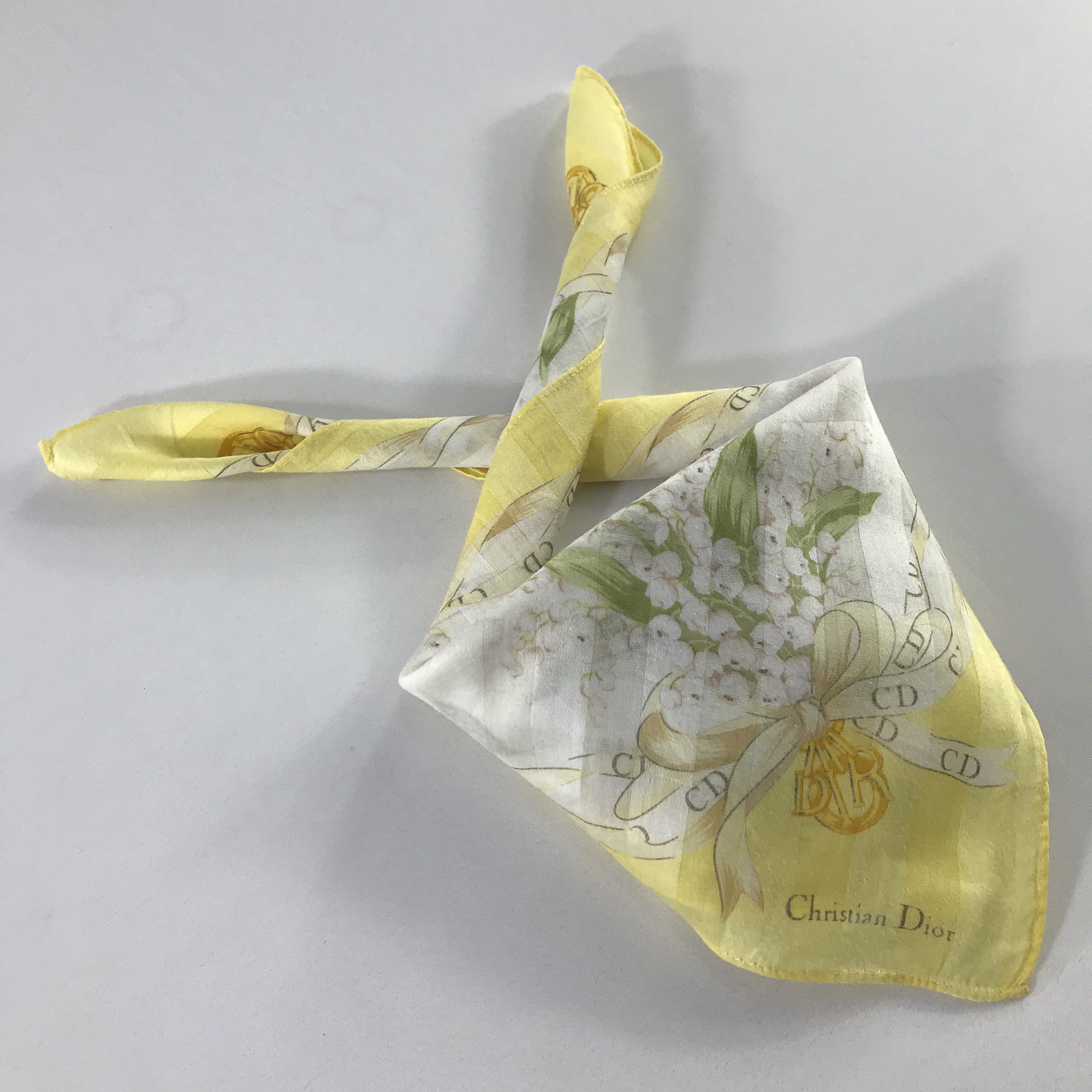 Vintage Christian Dior Neckerchief / Bandana / Handkerchief Size ONE SIZE - 2 Thumbnail
