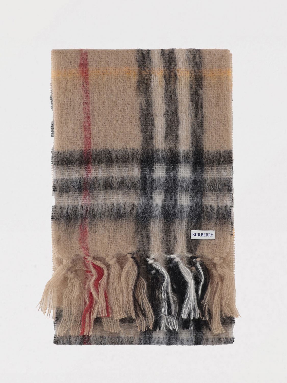 Burberry Burberry Scarf Men Beige Size ONE SIZE - 1 Thumbnail