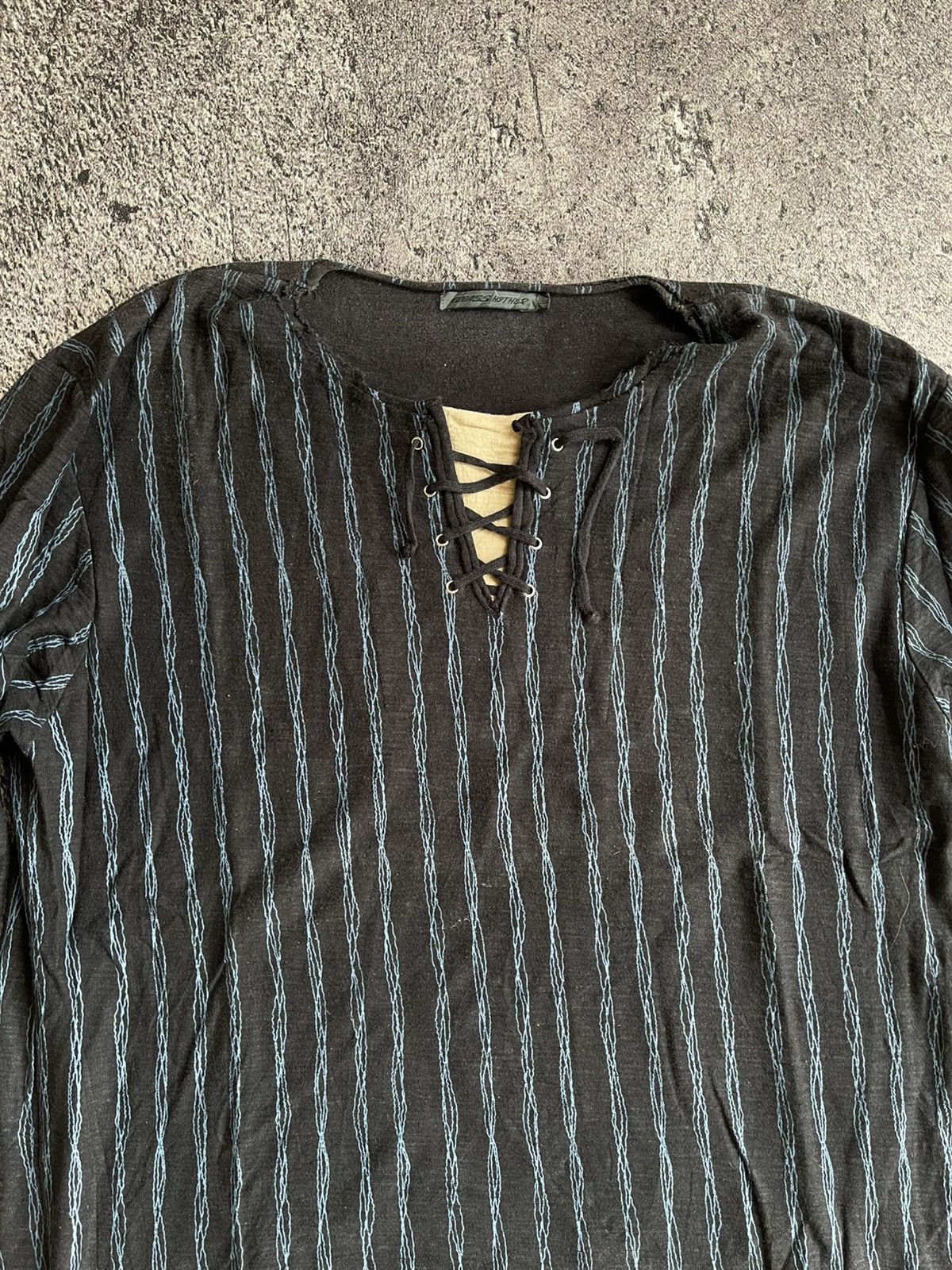 Japanese Brand Y2K Grass Hether laced ifsixwasnine long sleeve Size US L / EU 52-54 / 3 - 4 Thumbnail
