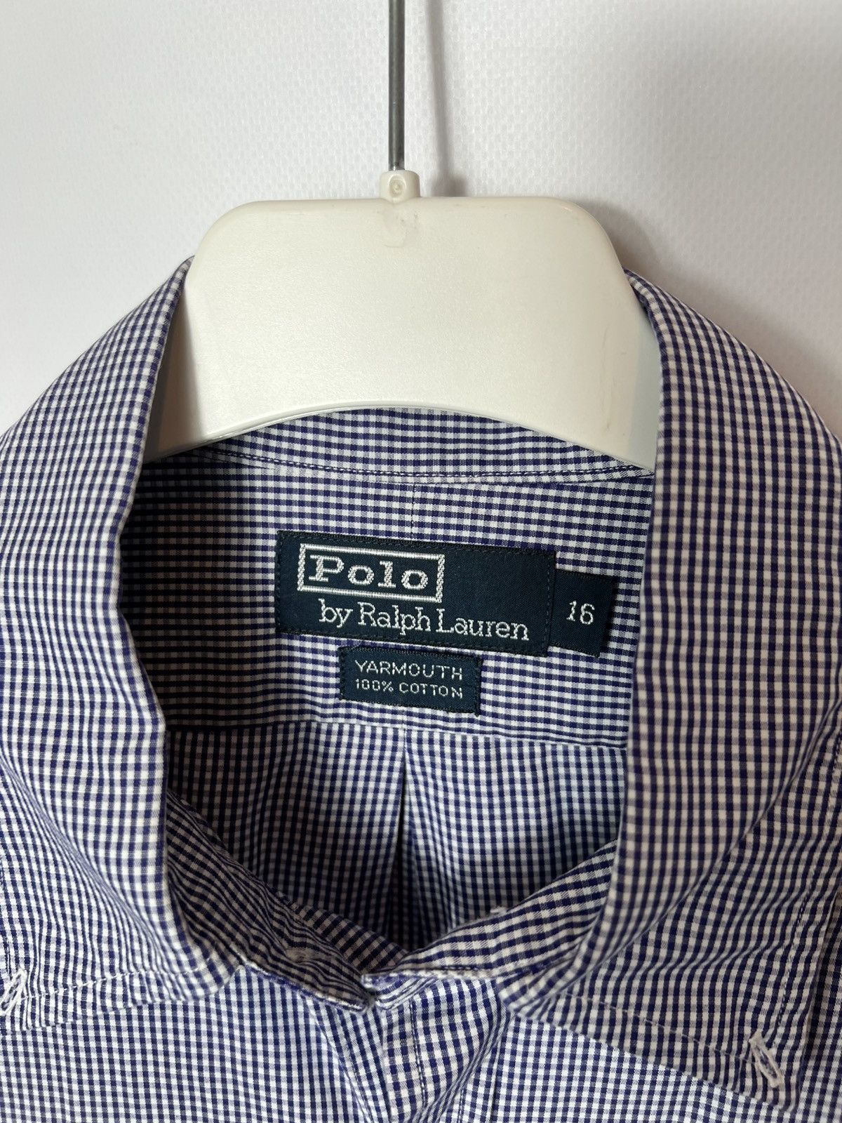 Polo Ralph Lauren Vintage designer Polo Ralph Lauren Checked Button up shirt Size US XL / EU 56 / 4 - 5 Thumbnail