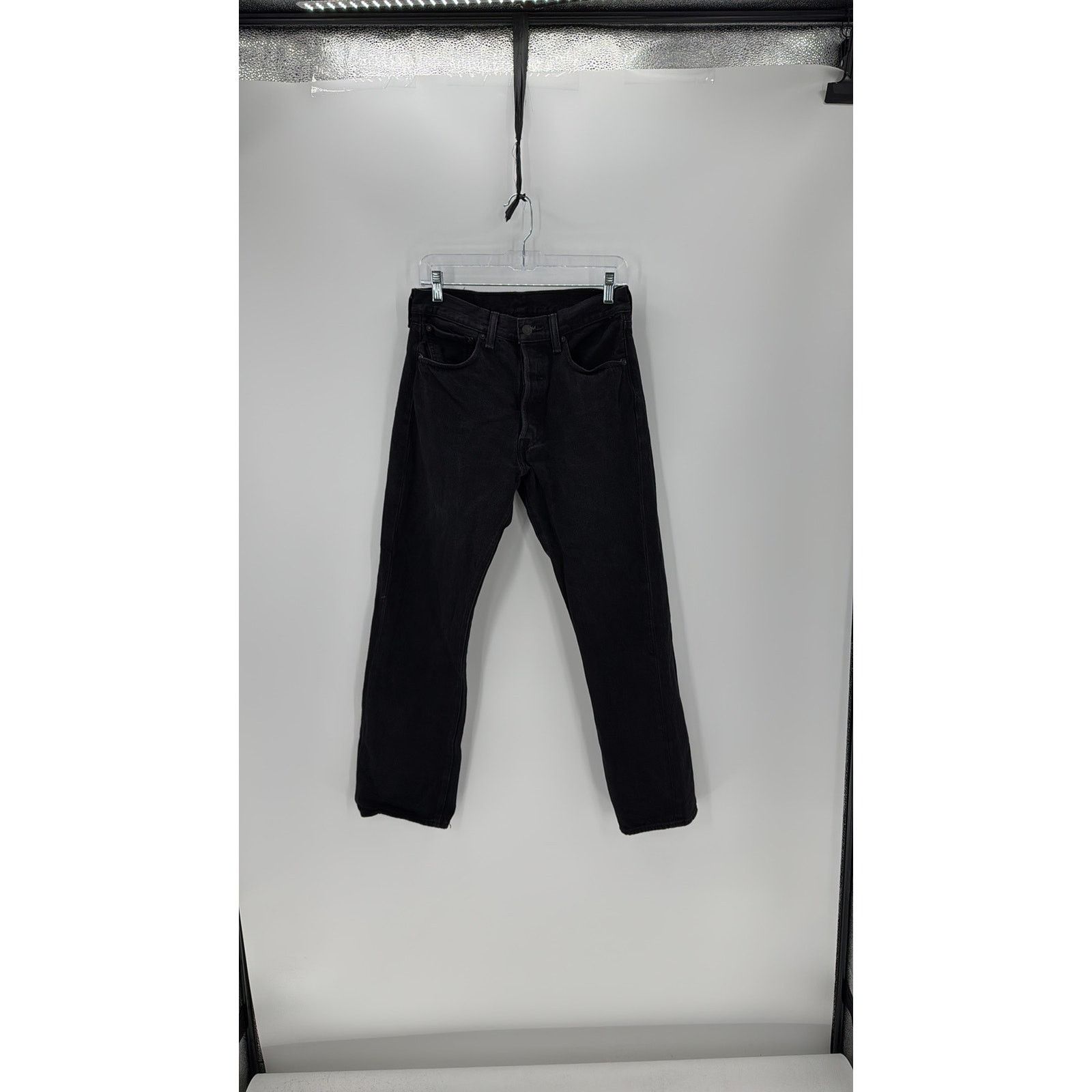 Levi's 501 Original Fit Men's Jeans straight fit button fly black Size US 32 / EU 48 - 4 Thumbnail