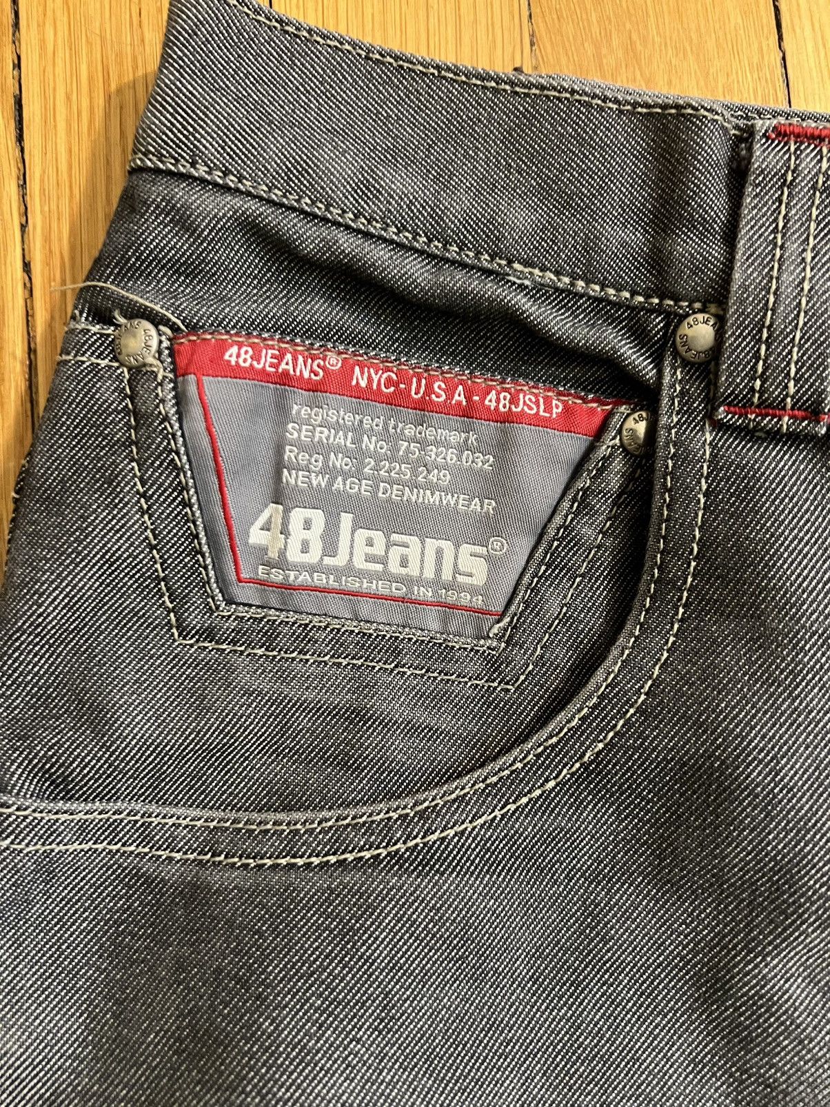Other Y2K 48 Jeans NYC Baggy Wide-Leg Jeans Size US 42 / EU 58 - 3 Thumbnail