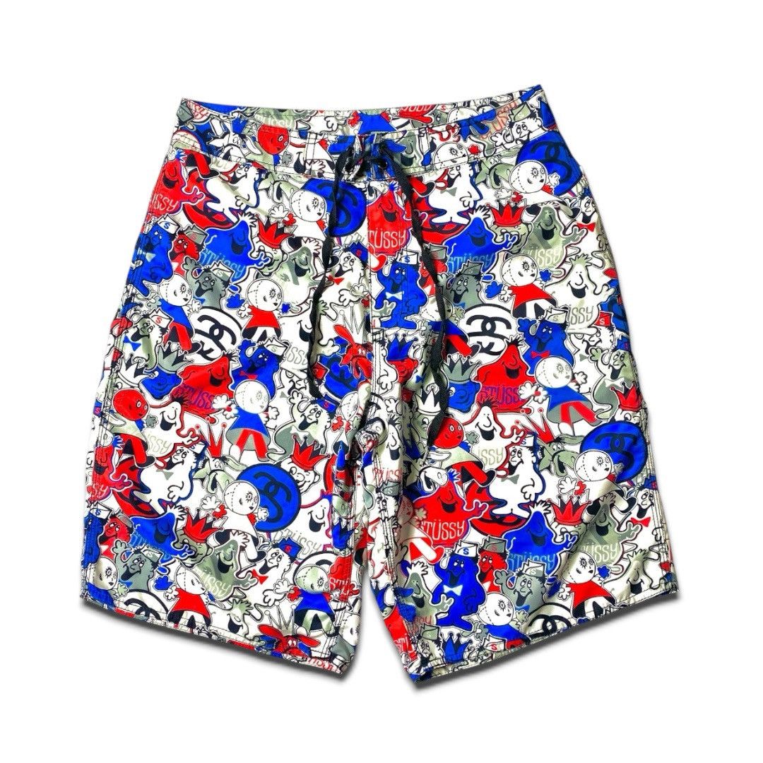 Stussy VINTAGE STUSSY AOP BOARD SHORT Size US 30 / EU 46 - 1 Thumbnail