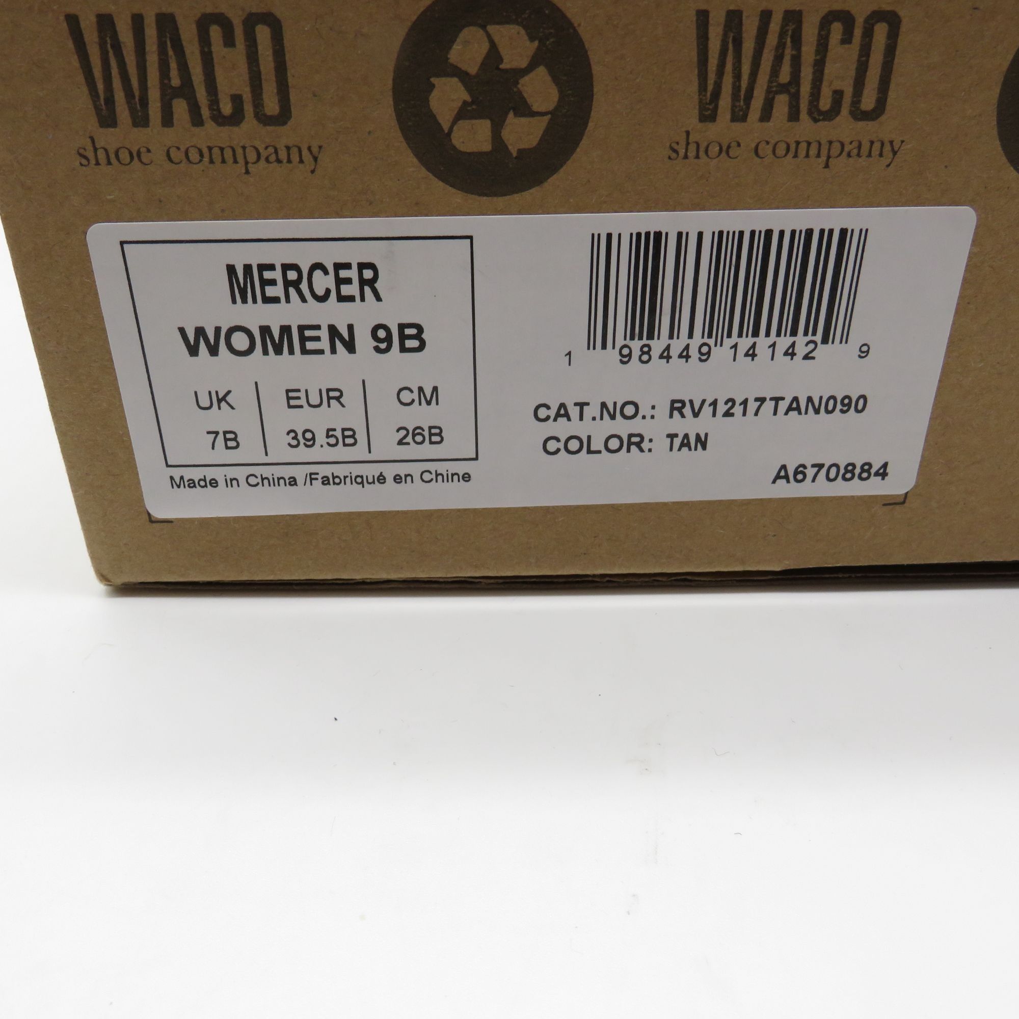 Other Waco Shoe Company Womens Mercer Tan Zip-Up Ankle Boots Size Size US 9 / IT 39 - 2 Thumbnail