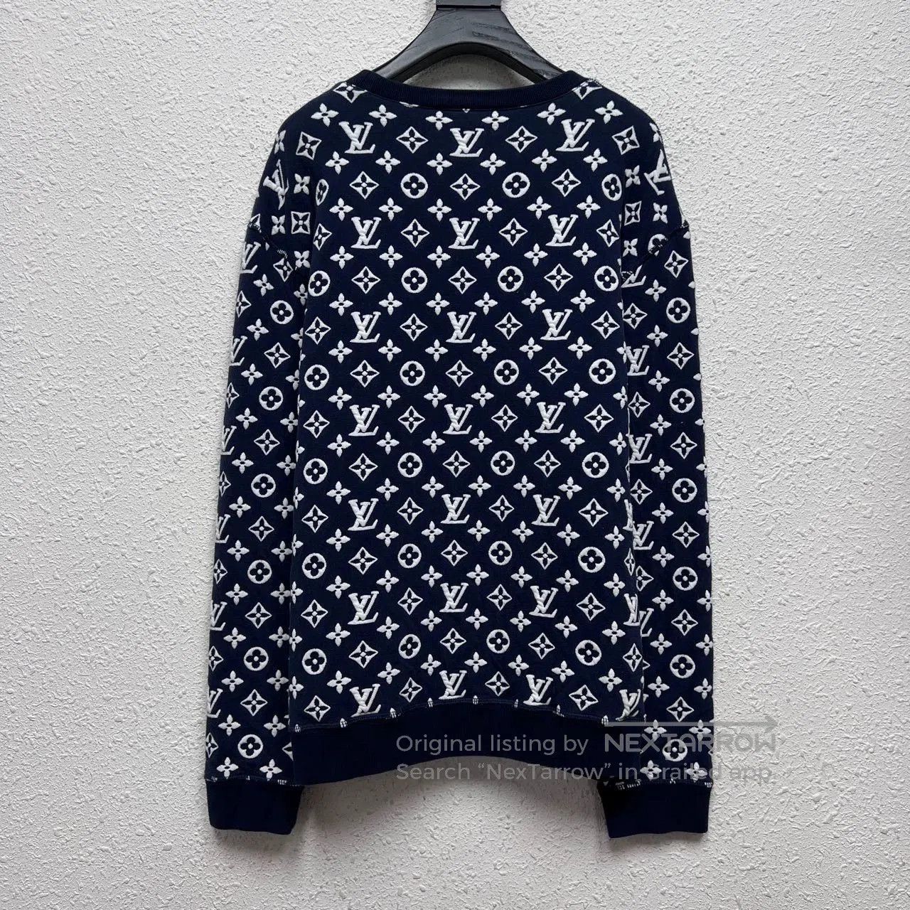 Louis Vuitton louis vuitton logo sweatshirt in navy blue. Size US XL / EU 56 / 4 - 2 Thumbnail