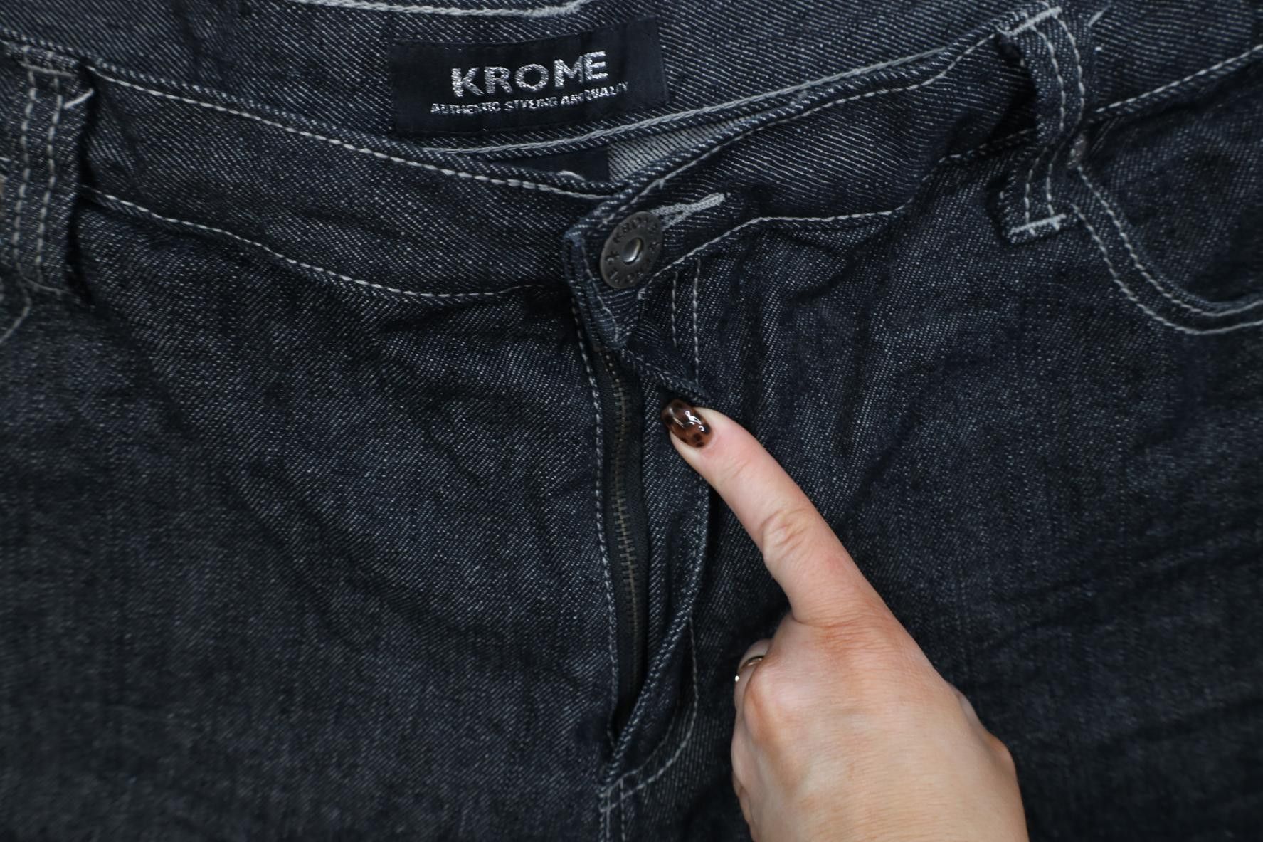 Vintage Vintage Y2K Streetwear Baggy Fit Wide Leg Denim Jeans Black Size US 44 / EU 60 - 6 Thumbnail