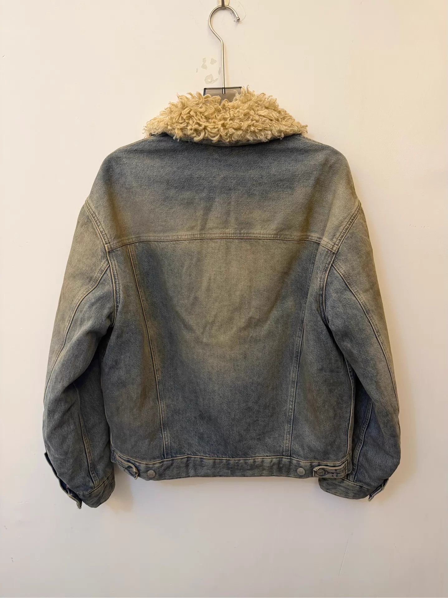 Acne Studios Acne Men's Mid-Blue Faded Notch Lapel Single Jacket XS Size US XS / EU 42 / 0 - 2 Thumbnail