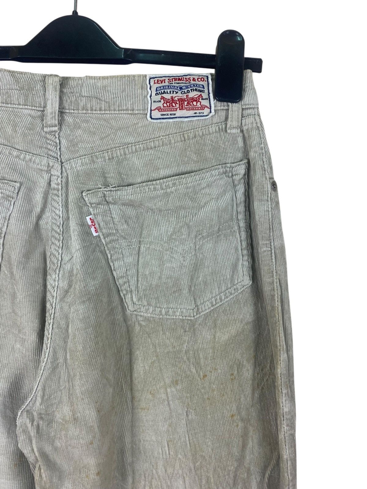 Levi's × Vintage Vintage Levis JW-573 Corduroy Ladies Jeans Size 30" / US 8 / IT 44 - 11 Thumbnail