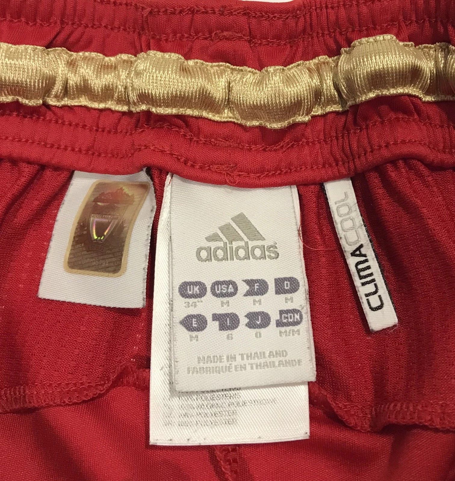 Adidas Liverpool 2010 Home Soccer Shorts Adidas Mens Size M Size US 32 / EU 48 - 5 Thumbnail