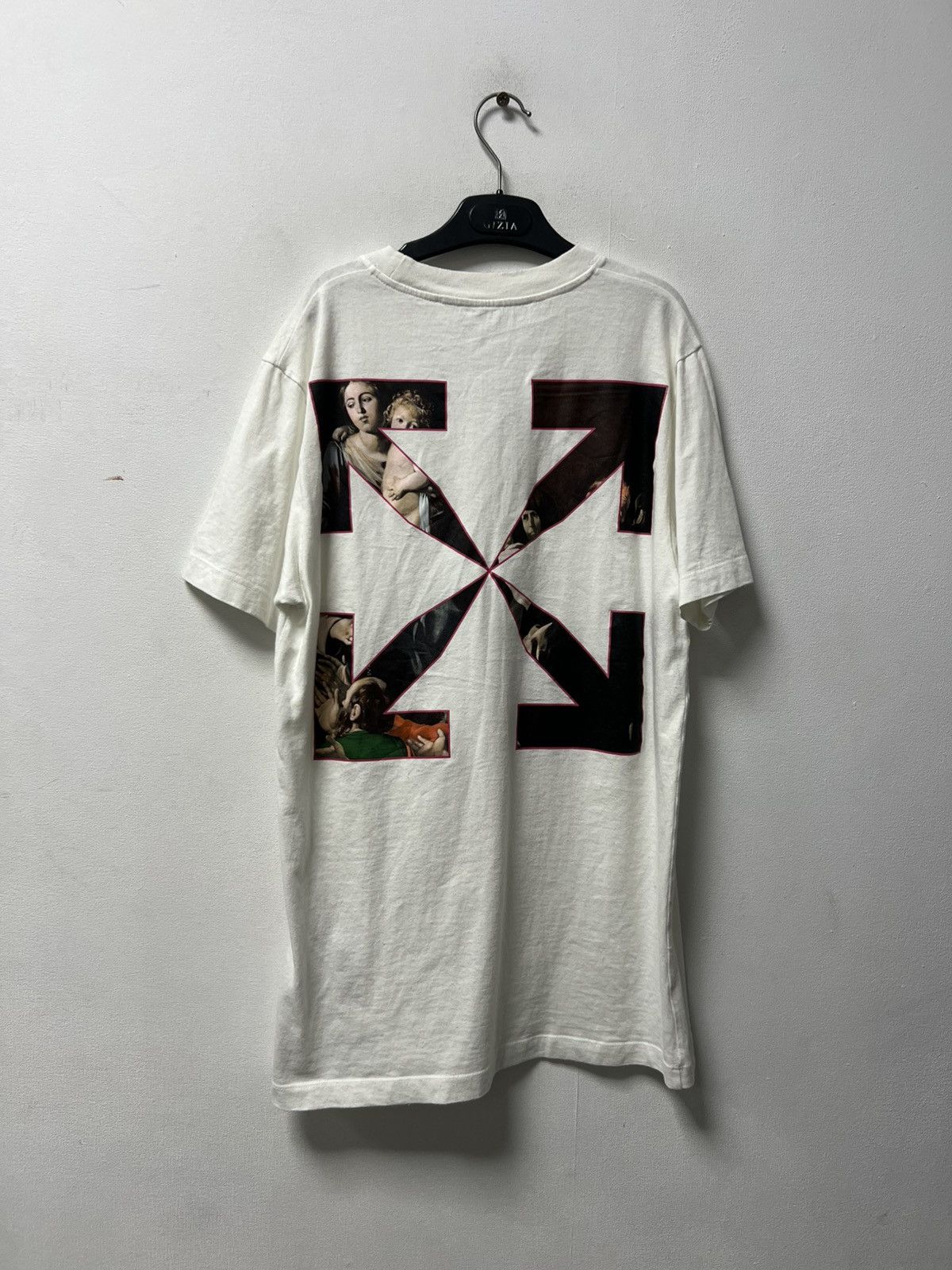 Off-White Off-White Caravaggio T-Shirt Big Logo Size S Luxury Size US S / EU 44-46 / 1 - 12 Thumbnail