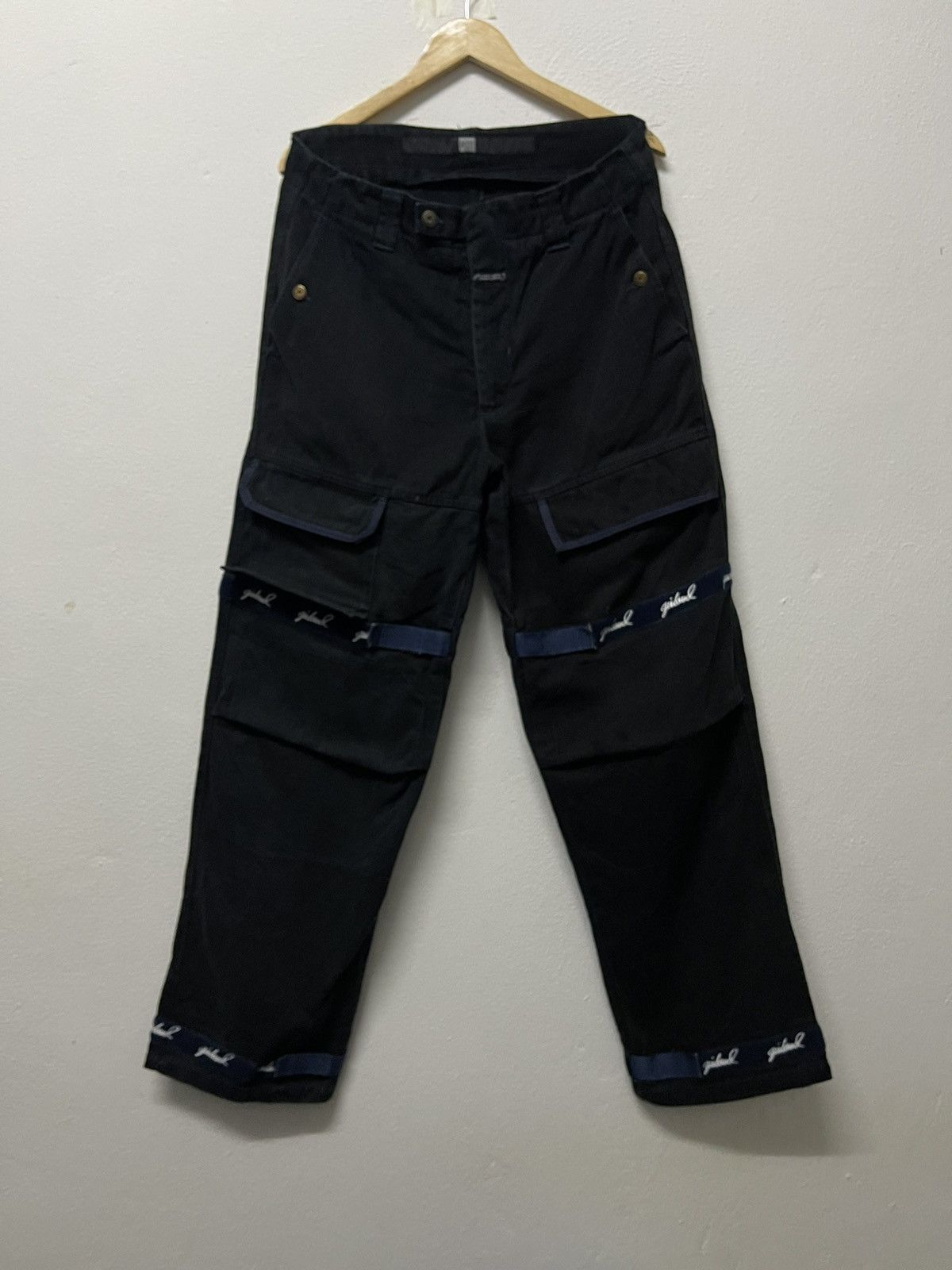 Marithe + Francois Girbaud 2000s MARITHE FRANCOIS GIRBAUD BAGGY STRAP JEANS RARE Size US 32 / EU 48 - 1 Thumbnail
