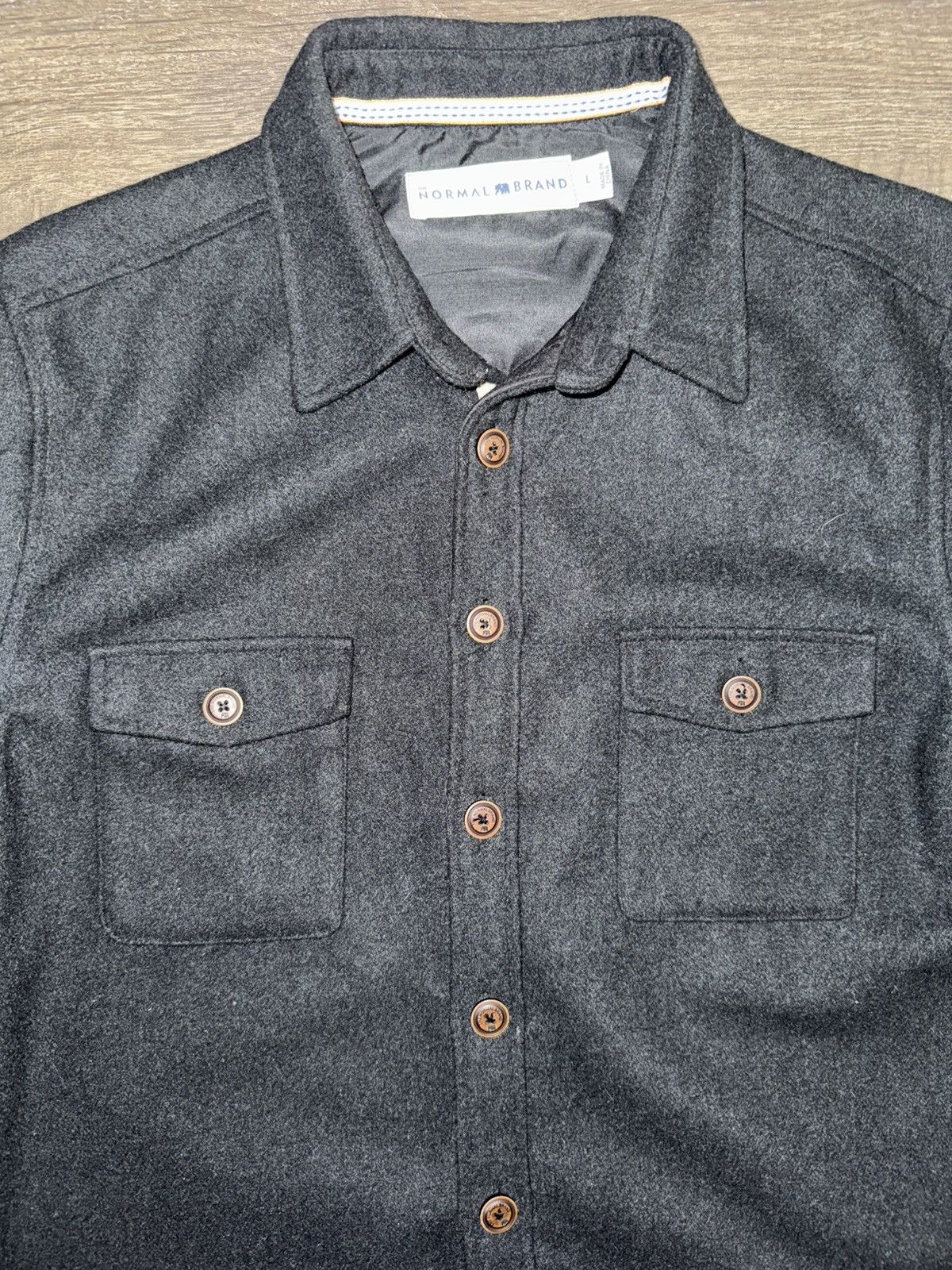 Other Senior Wool Shirt Jacket Size US L / EU 52-54 / 3 - 3 Thumbnail