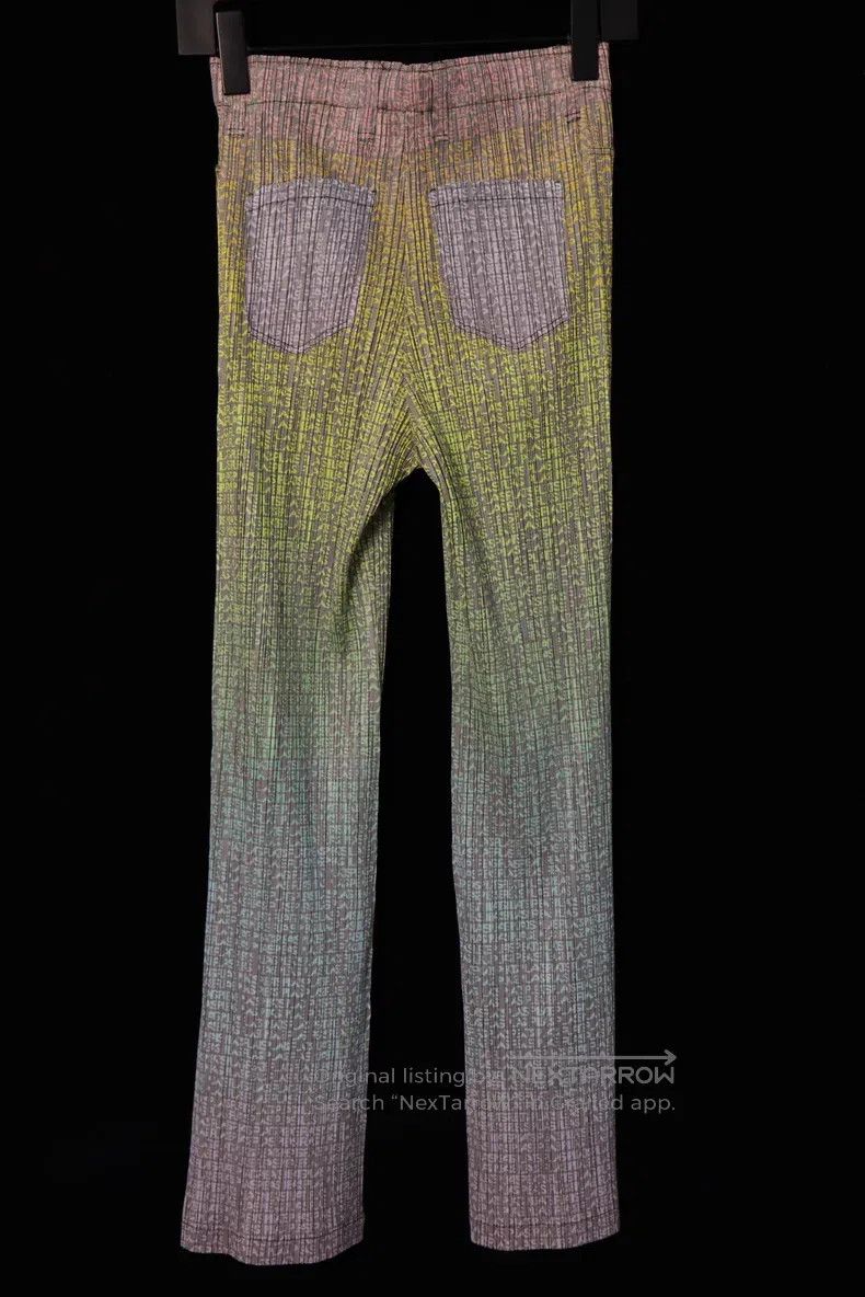 Issey Miyake Issey Miyake size:3 Gradient Letter Pants Size 31" - 2 Thumbnail