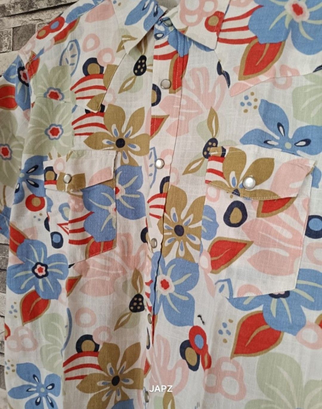 Lucky Brand Lucky store linen Hawaiian button shirt Size US L / EU 52-54 / 3 - 2 Thumbnail