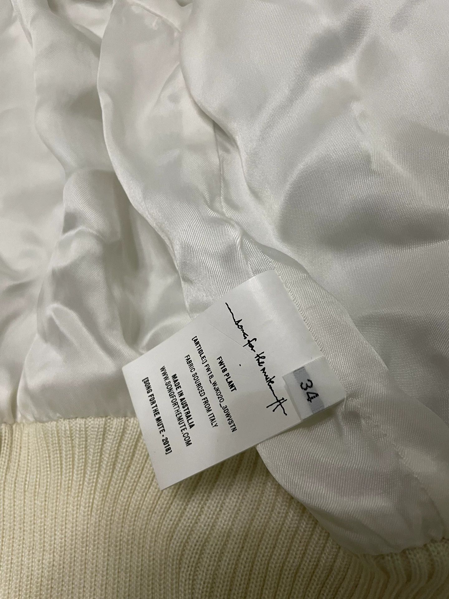 Song For The Mute song for the mute jacket 34 unisex 9/10 authentic Size XXS / US 00 / IT 34 - 4 Thumbnail