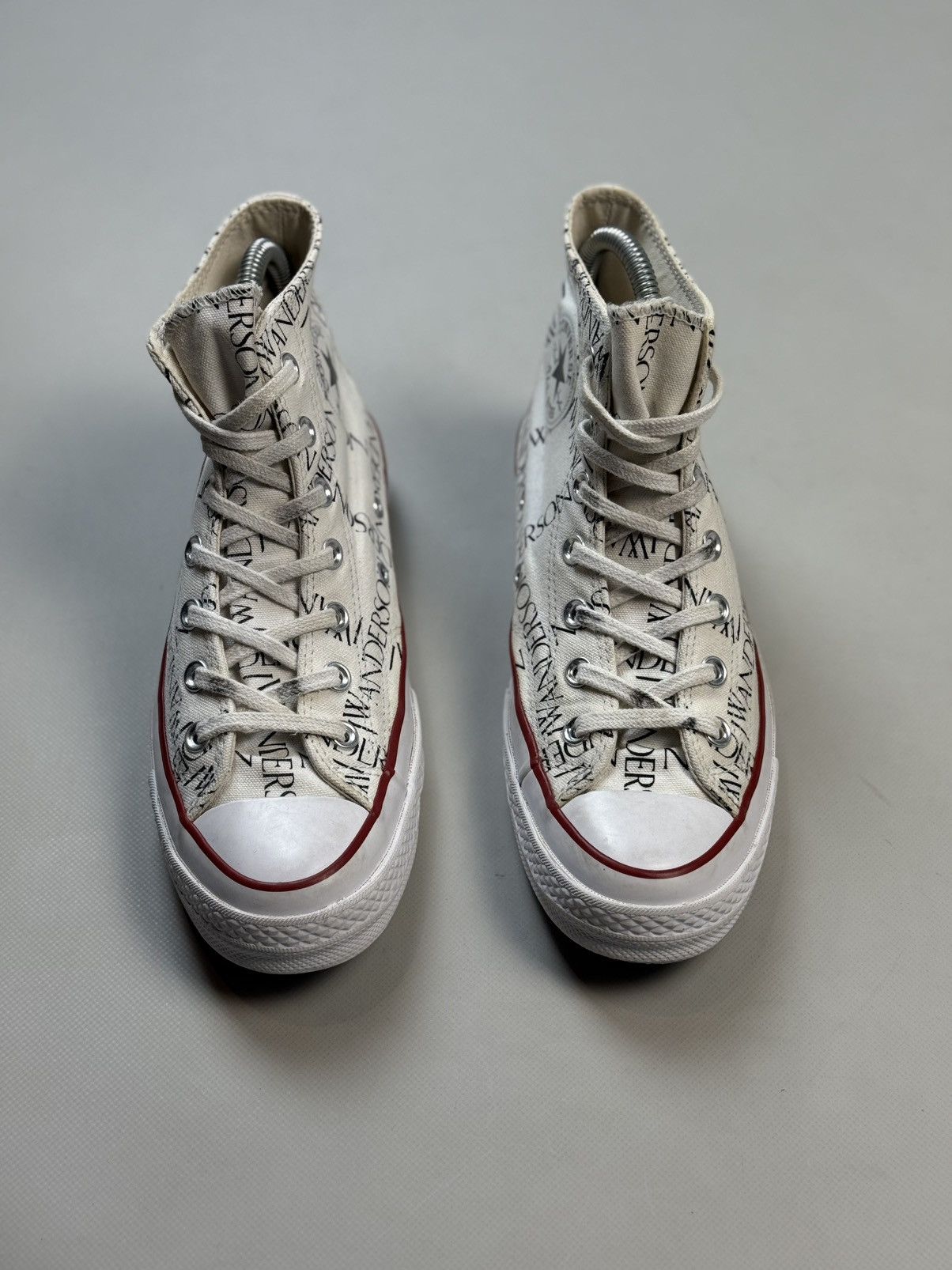 Converse × JW Anderson JW Anderson High Top Graphic Print Lace Up Sneakers Shoes Size US 8 / IT 38 - 6 Thumbnail