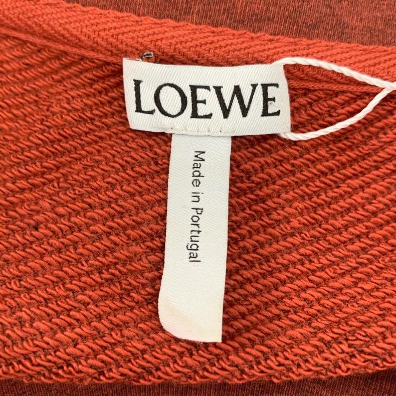 Loewe Loewe Red logo embroidered cotton round neck long sleeve k Size M / US 6-8 / IT 42-44 - 5 Thumbnail