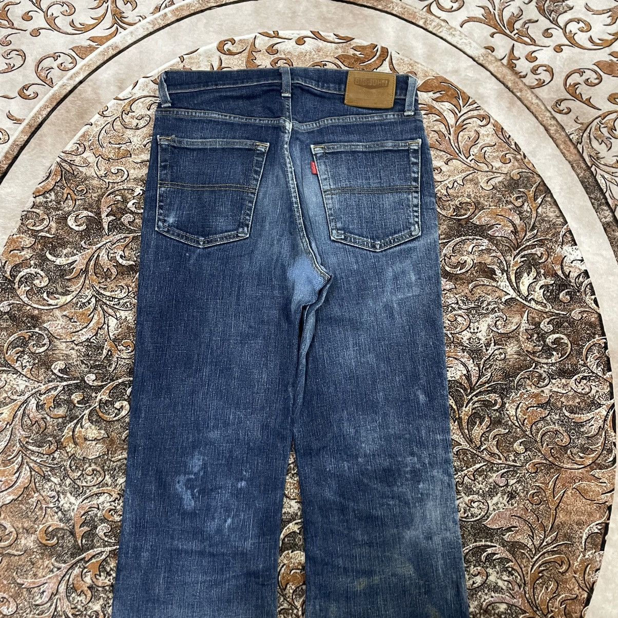Big John 🔥Vintage Big John Stoned Washed Distress Denim Jeans Size US 29 - 5 Thumbnail