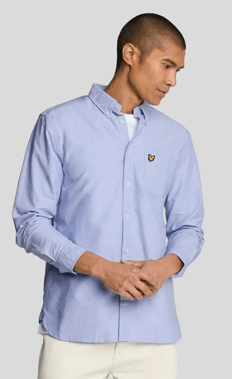 Lyle & Scott LYLE & SCOTT PLAIN OXFORD SHIRT RIVIERA LW2112V X41 Size S Size US S / EU 44-46 / 1 - 1 Thumbnail