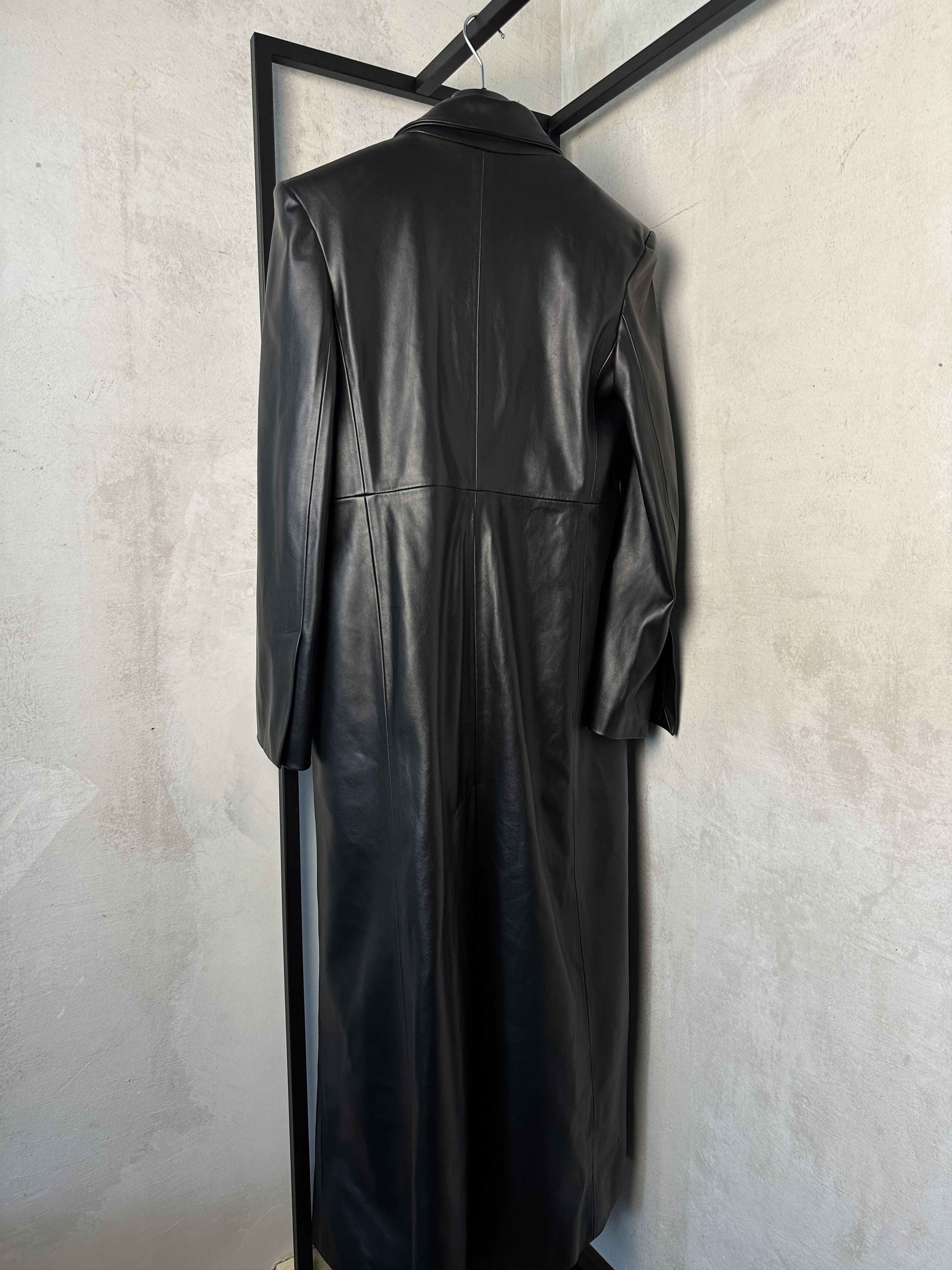 Other Vegan Leather Long Coat Size S / US 4 / IT 40 - 15 Thumbnail