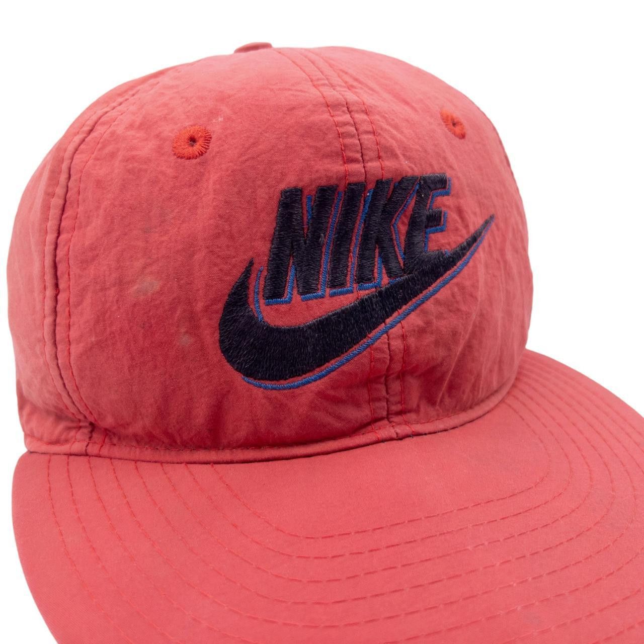 Nike Vintage Nike Red Cap Size ONE SIZE - 6 Thumbnail