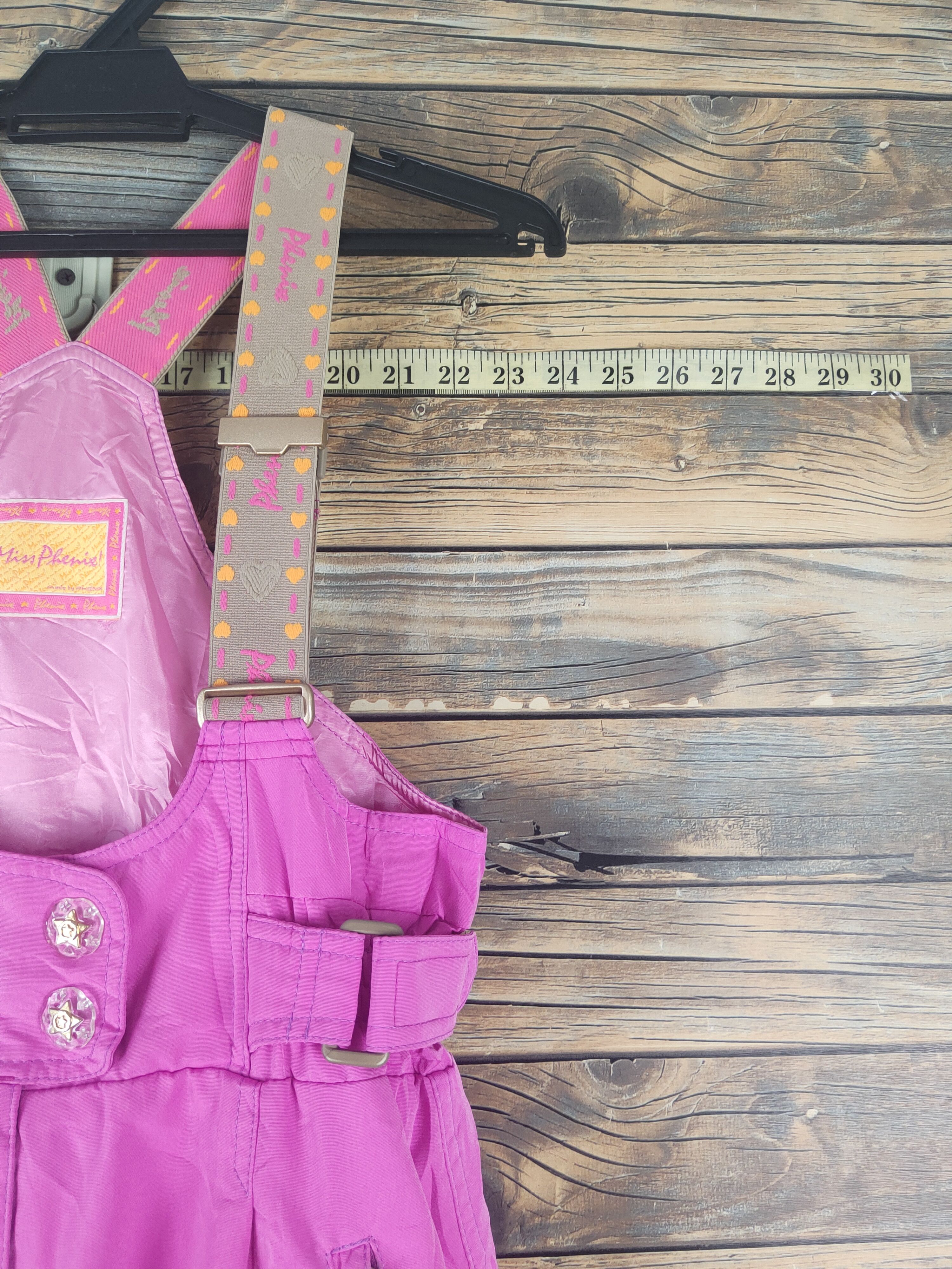 Japanese Brand Miss Phenie Pink Ski Jumpsuits Size 29" - 5 Thumbnail