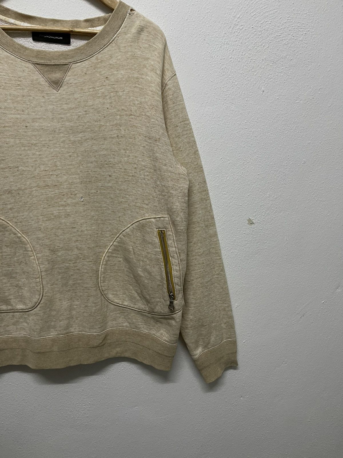 PHENOMENON AW 2012 PHENOMENON DISTRESSED SWEATSHIRT ZIPPER POCKET RARE Size US M / EU 48-50 / 2 - 4 Thumbnail