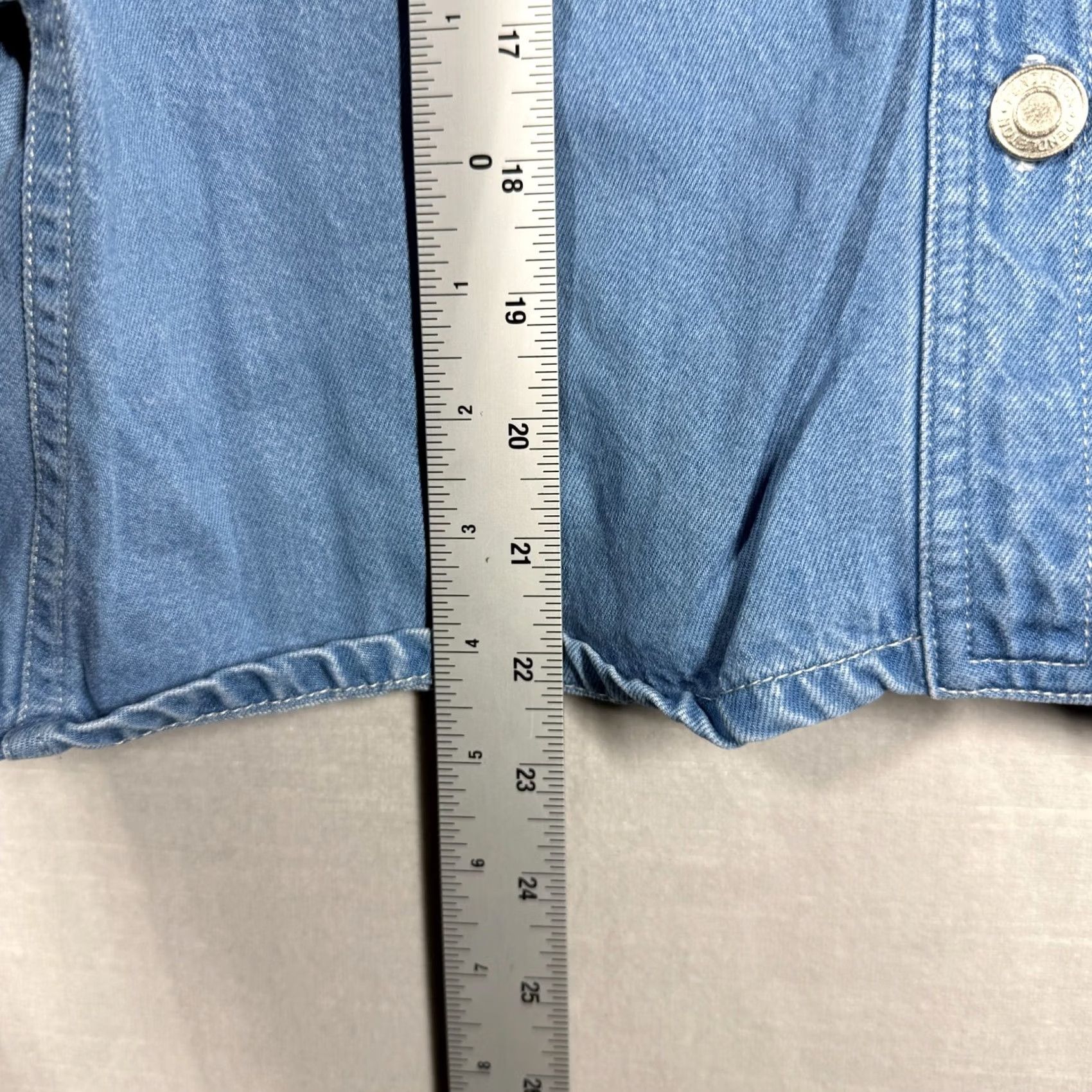 Pendleton Pendleton Shirt Women L Soft Denim Chambray Silver Button Rancher Workwear Blue Size L / US 10 / IT 46 - 4 Thumbnail