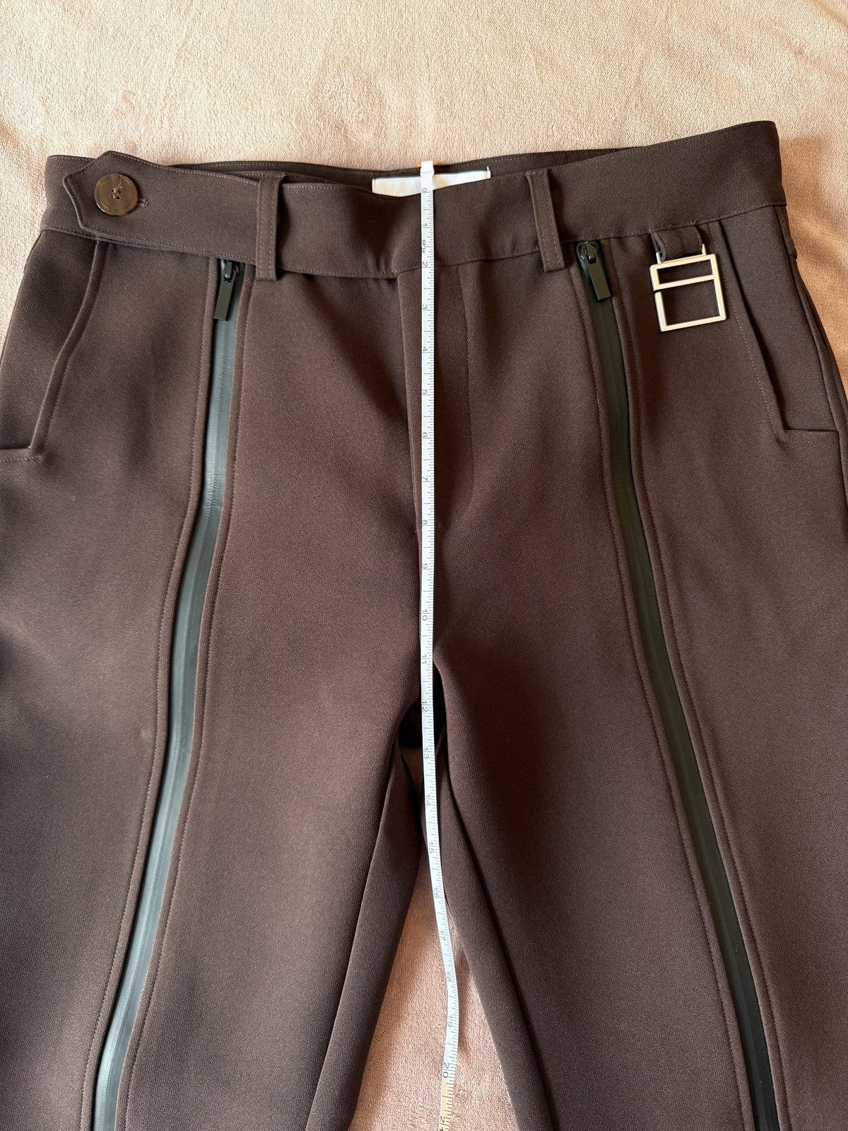 Pieces Uniques XL PIÈCES UNIQUES LE PANTALON EMIN ZIPPED PANTS Brown Zara Size US 34 / EU 50 - 16 Thumbnail
