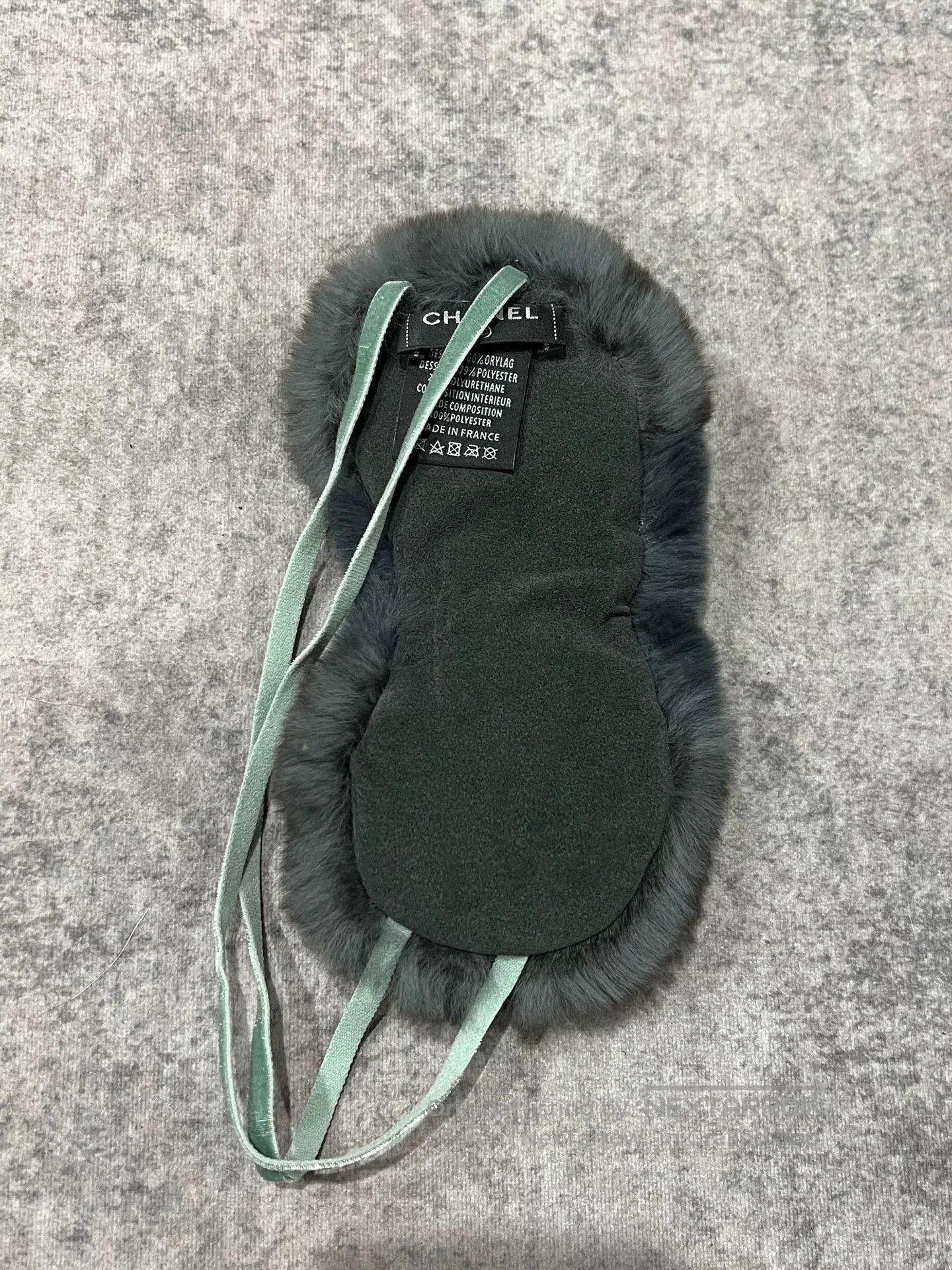 Chanel Chanel Rabbit Fur Sleep Mask. Size ONE SIZE - 3 Thumbnail