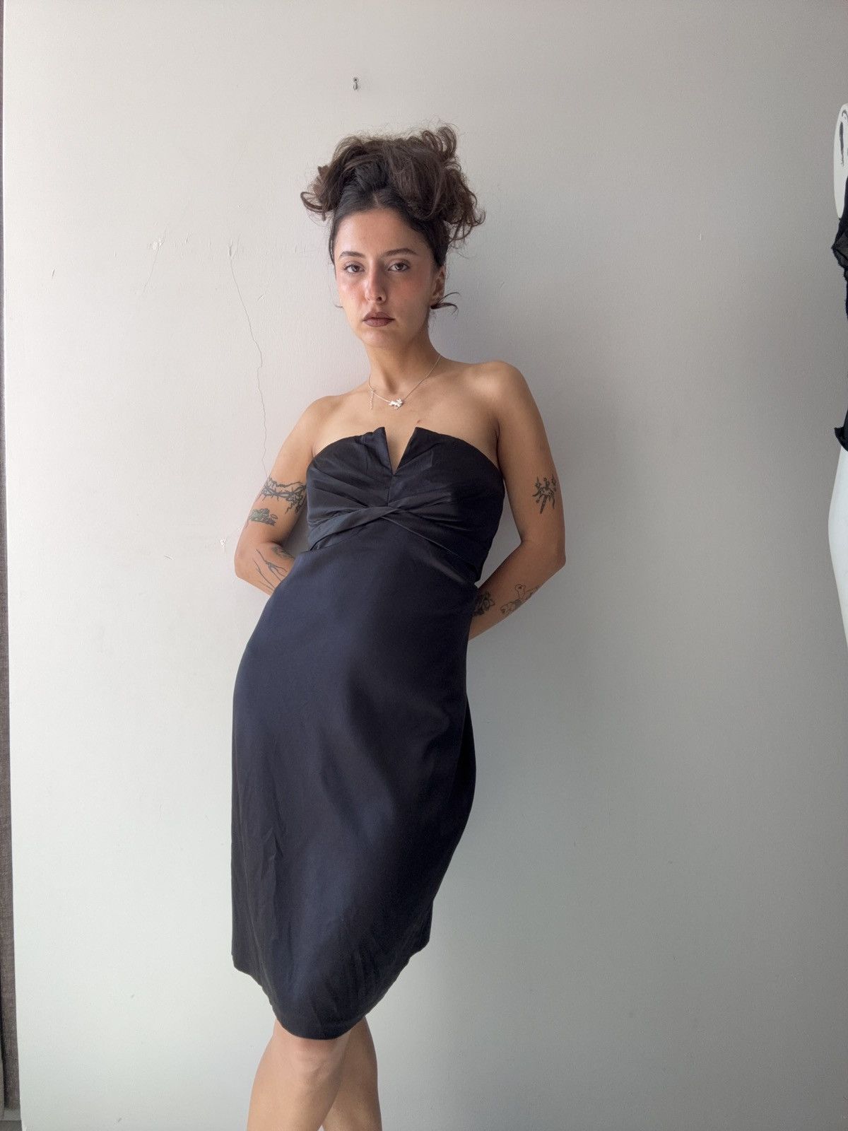 Vintage Silk dress Size M / US 6-8 / IT 42-44 - 2 Thumbnail