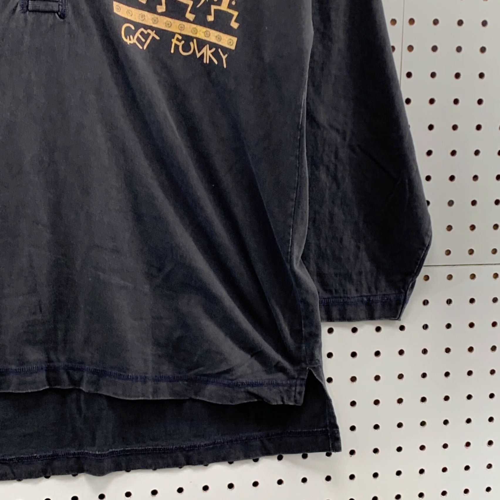 Vintage Canada Get Funky Niagara Funky Falls Black Long Sleeve 1/4 Button Henley Shirt L Size L / US 10 / IT 46 - 4 Thumbnail