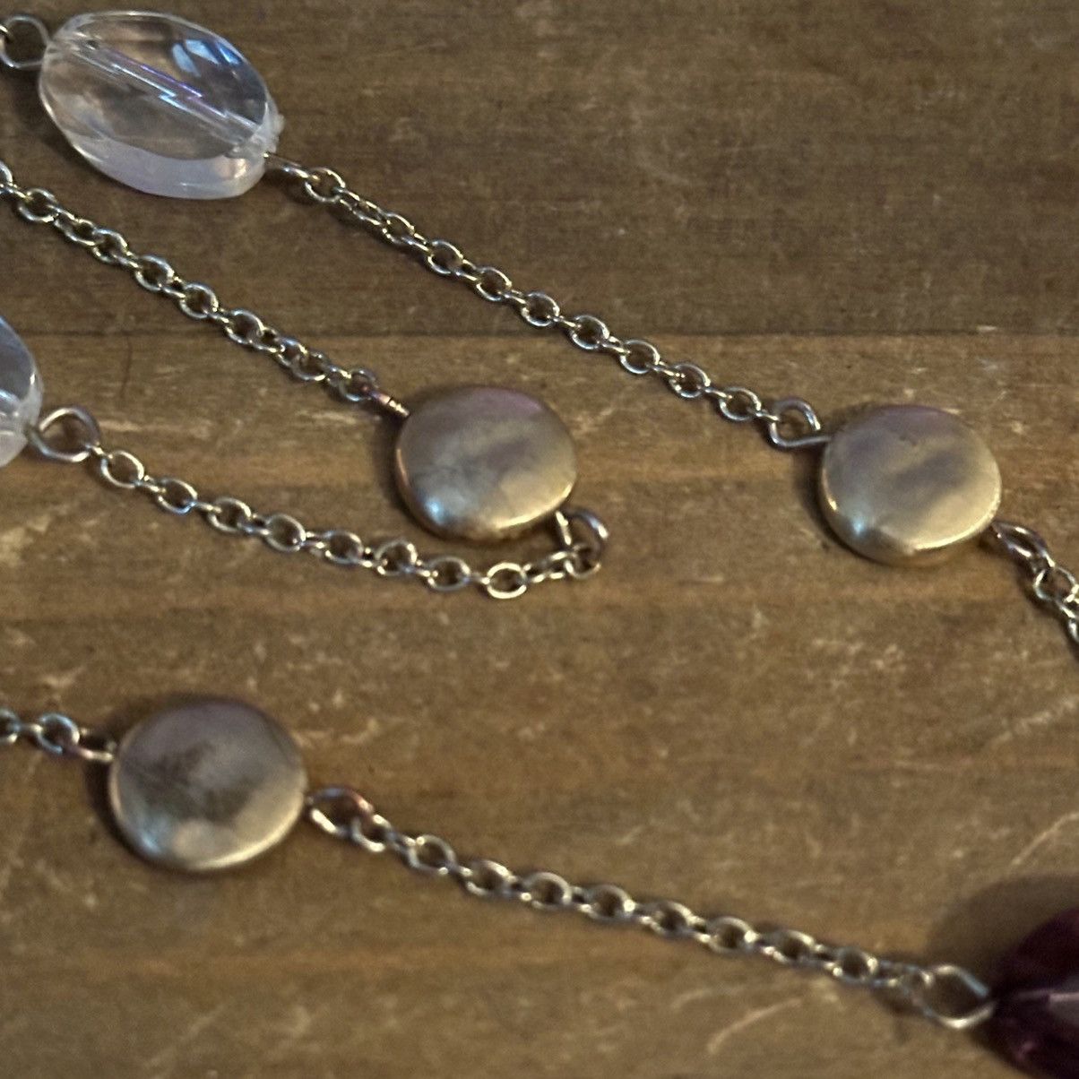 Other Long bead and disc chain necklace Size ONE SIZE - 5 Thumbnail