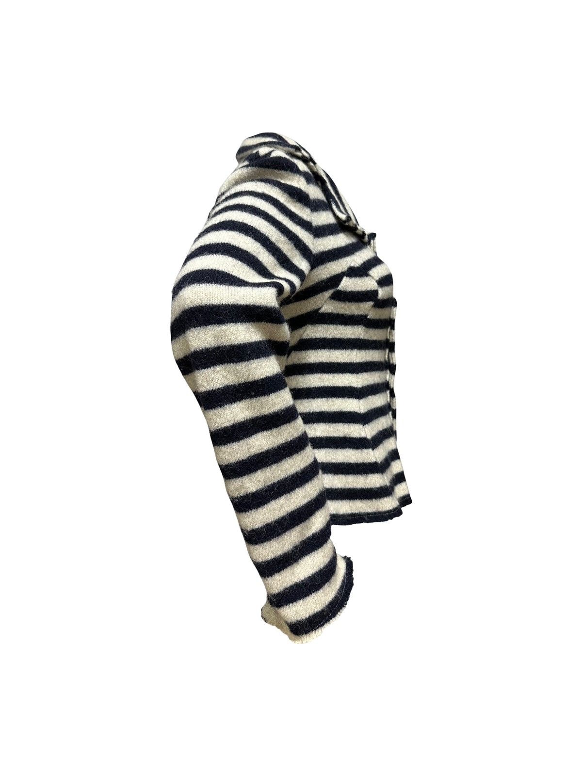 Junya Watanabe JUNYA WATANABE F/W 2003 Striped Button Up Blazer Jacket Size S / US 4 / IT 40 - 3 Thumbnail
