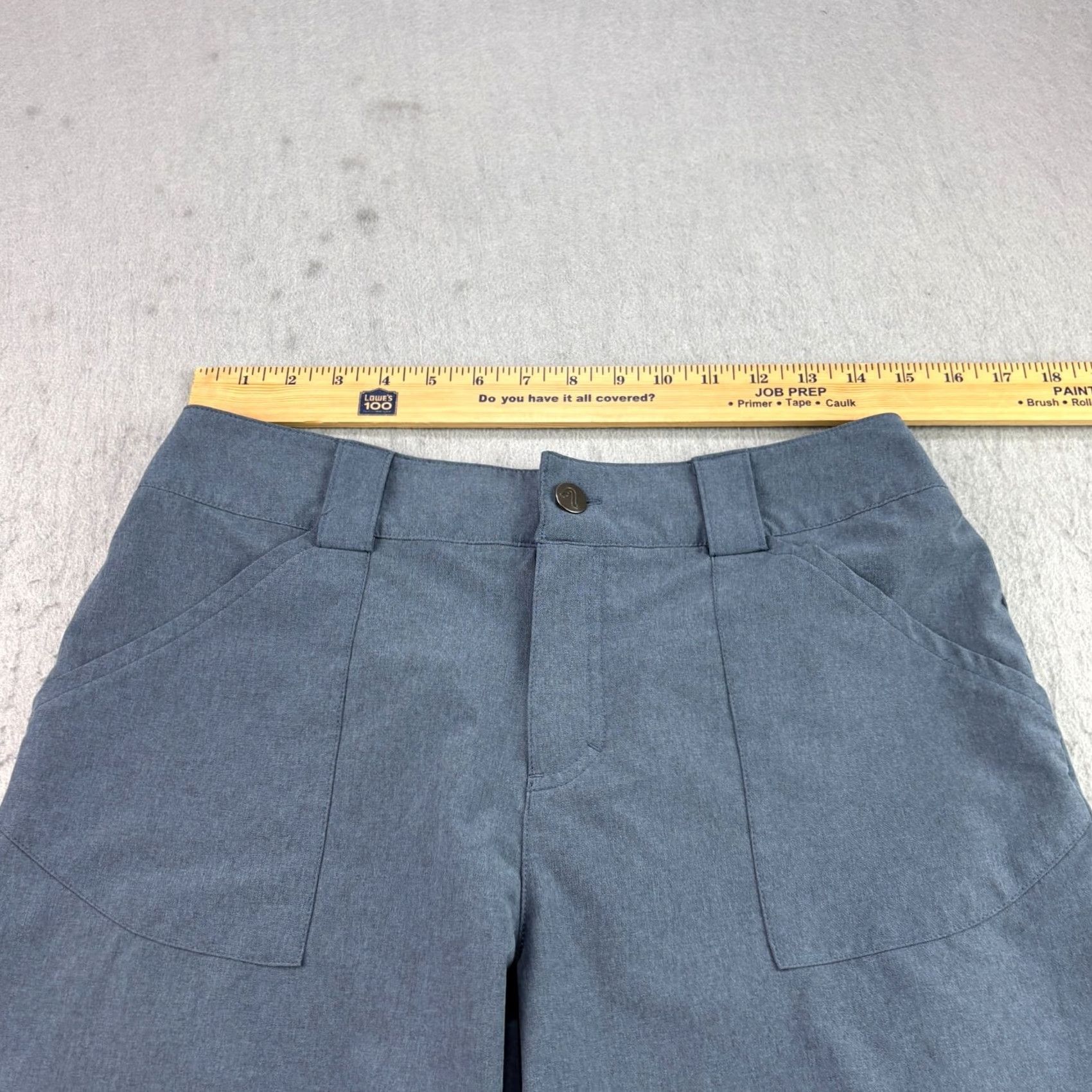 Flylow Flylow Shorts Mens Medium Blue Chino Performance Stretch Outdoor Hiking Biking Size US 31 - 6 Thumbnail