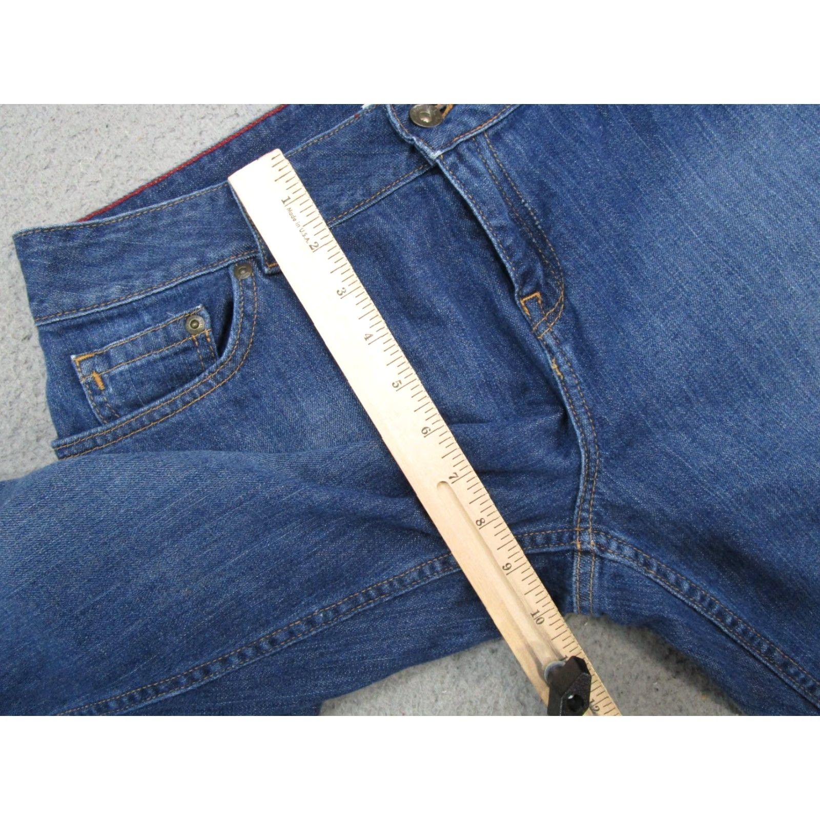 Vintage LL Bean Favorite Fit Straight Jeans 12 Petite Women's 275428 Blue 32x27 Size 34" / US 12 / IT 48 - 7 Thumbnail
