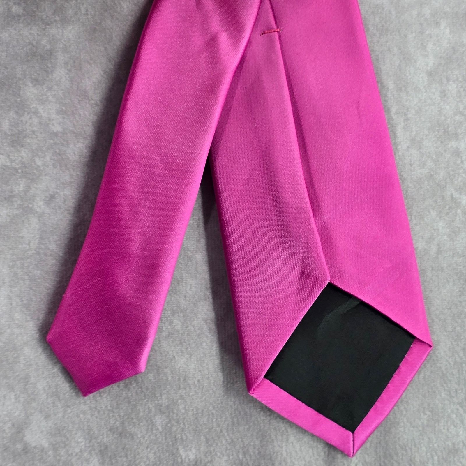 Apt. 9 Apt. 9 Pink Solid 100% Polyester Narrow Men's Neck Tie NWT Size 28 - 5 Thumbnail