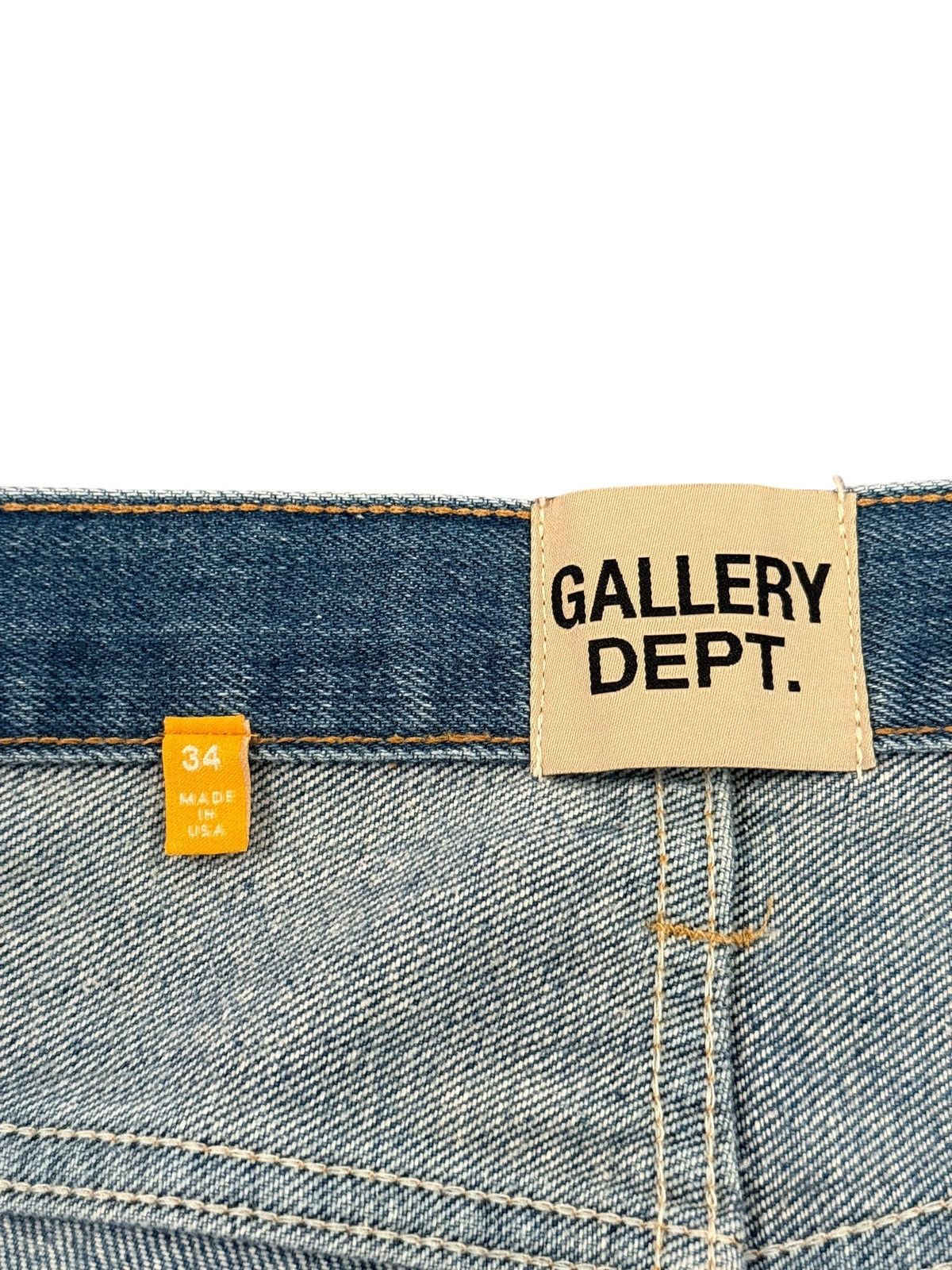 Gallery Dept. Carpenter LA Flare Painted Levi’s Denim Jeans Size US 34 / EU 50 - 6 Thumbnail