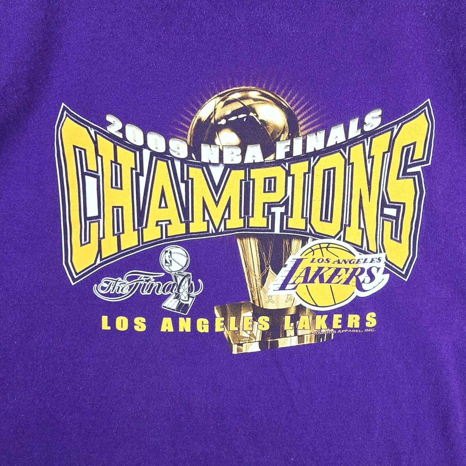 Gildan 2009 NBA Finals Los Angeles Lakers Championship Shirt XXL Size US XXL / EU 58 / 5 - 3 Thumbnail