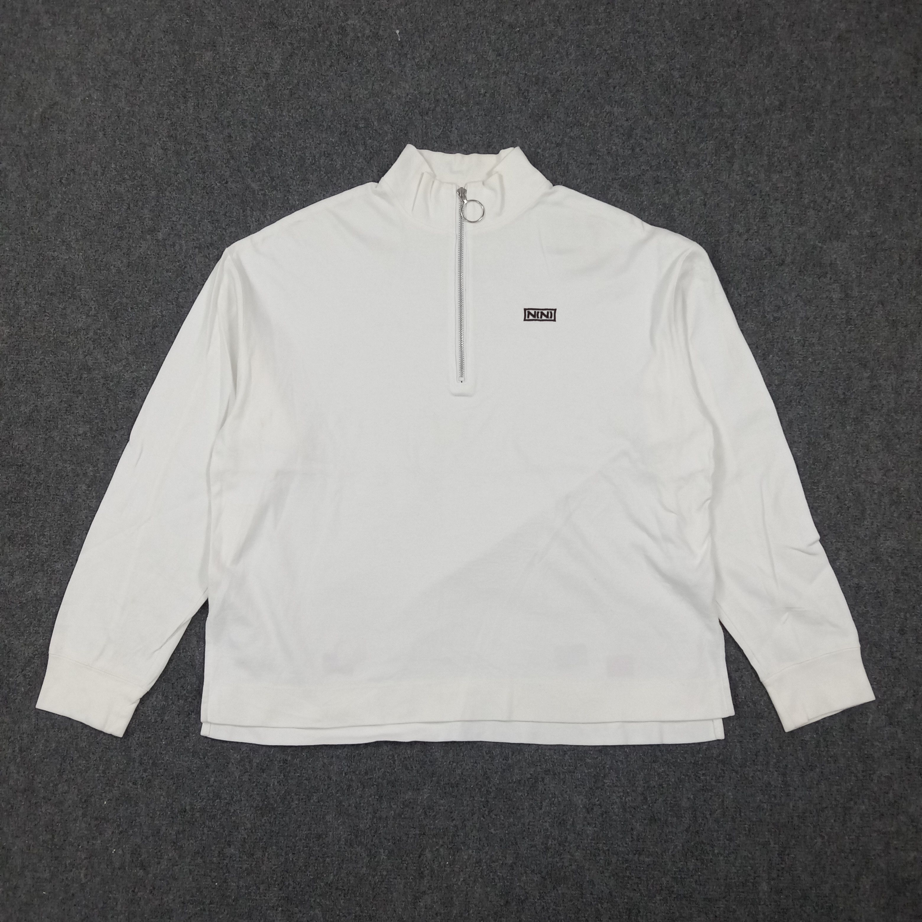 Number (N)ine Number Nine Half Zip Mock Neck C276N54 Size US XL / EU 56 / 4 - 4 Thumbnail