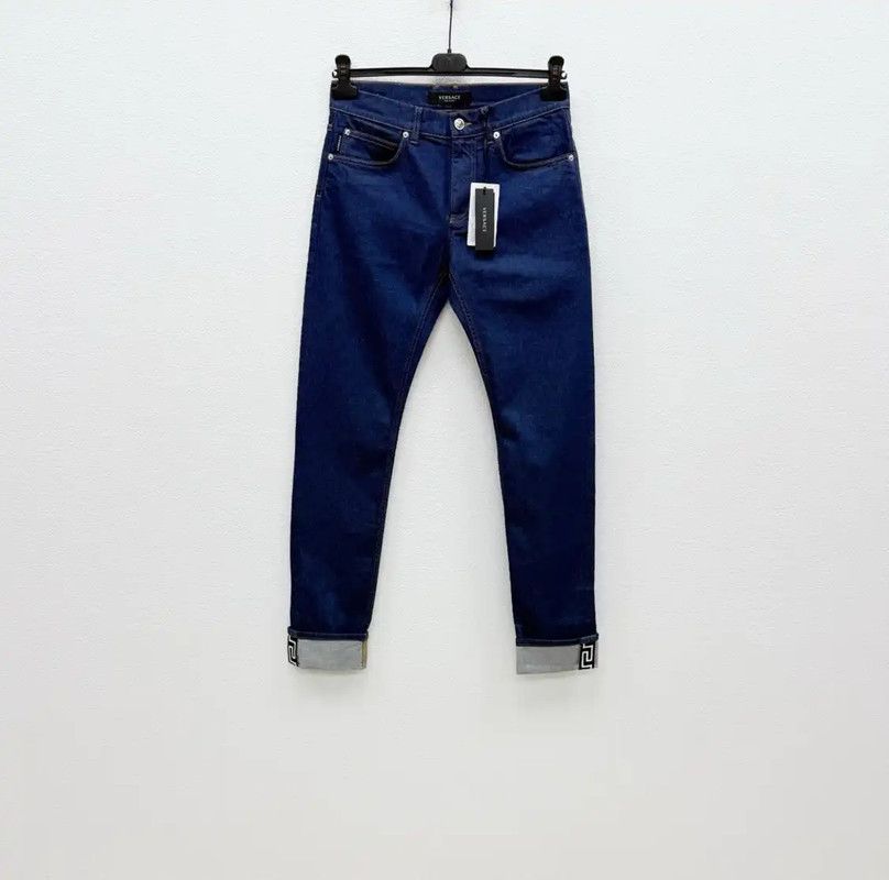 Versace Versace Blue Denim Men's Casual Pants 0089 Size US 26 / EU 42 - 1 Thumbnail