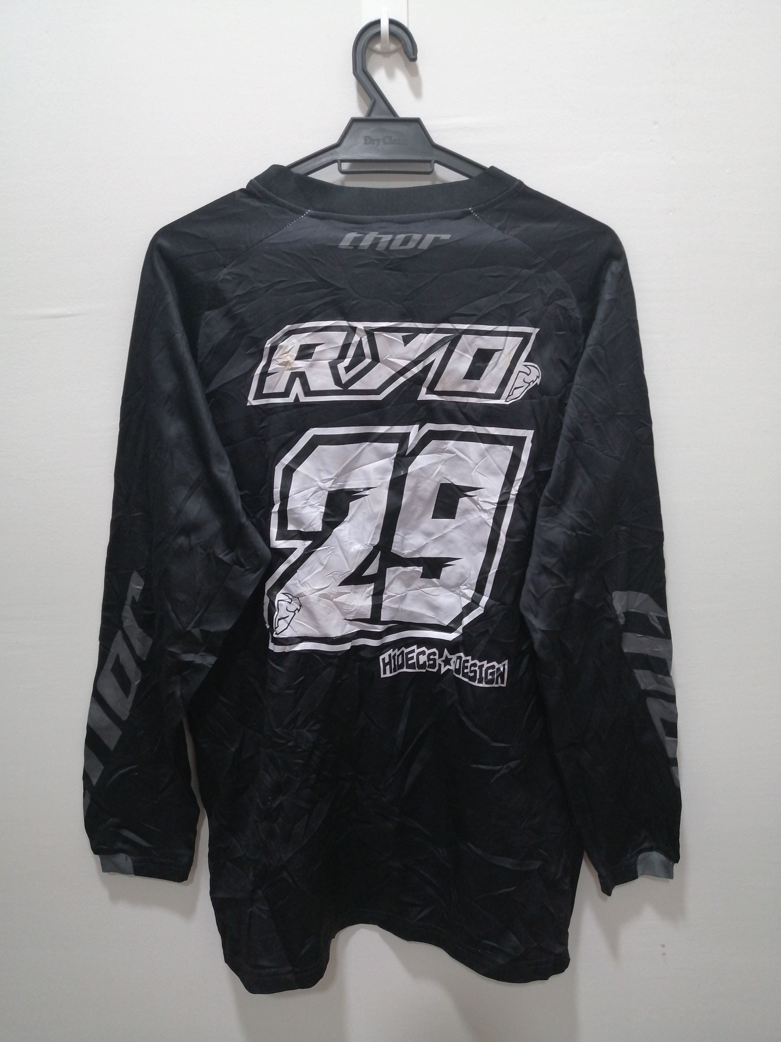 Vintage VINTAGE 90'S THOR RACING TEAM JERSEY Size US M / EU 48-50 / 2 - 2 Thumbnail